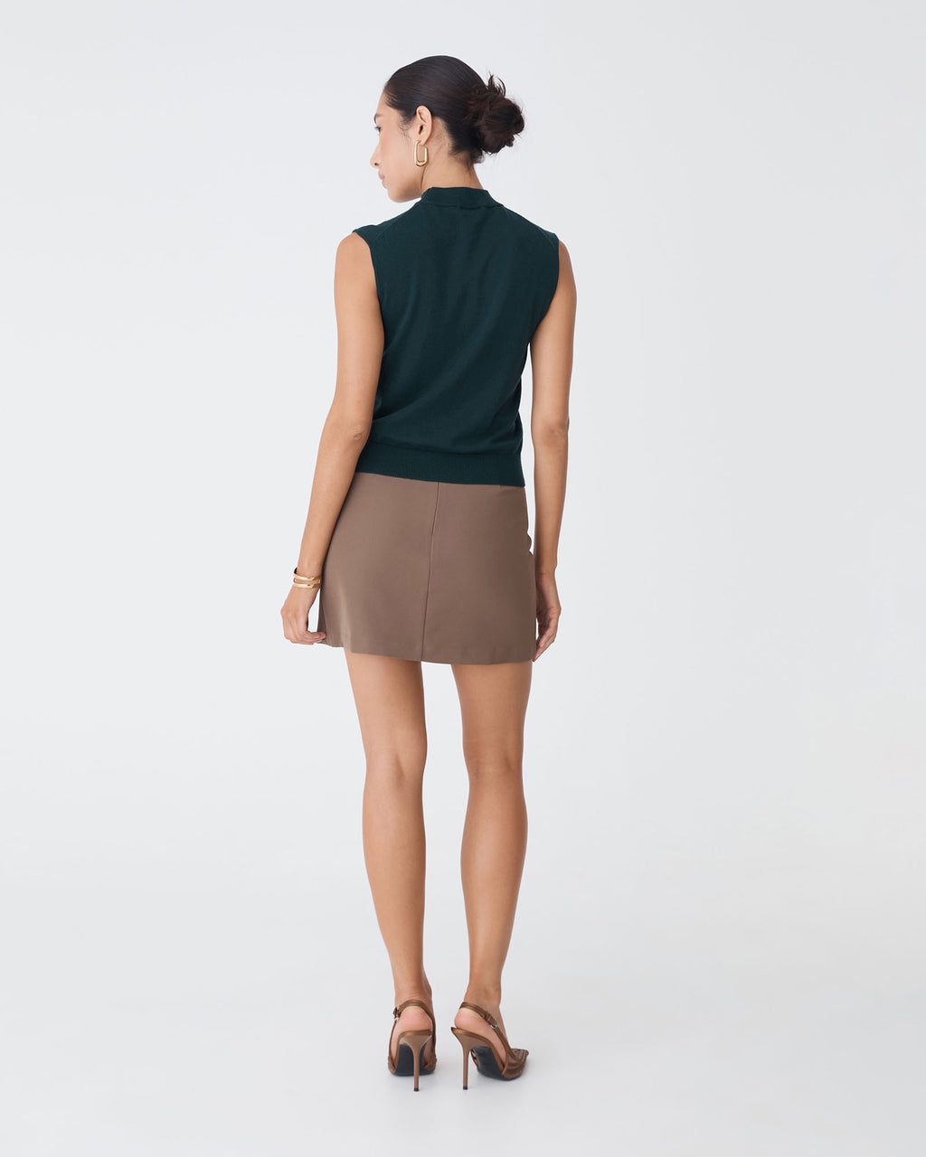 Dina Mock Neck Knit Top
