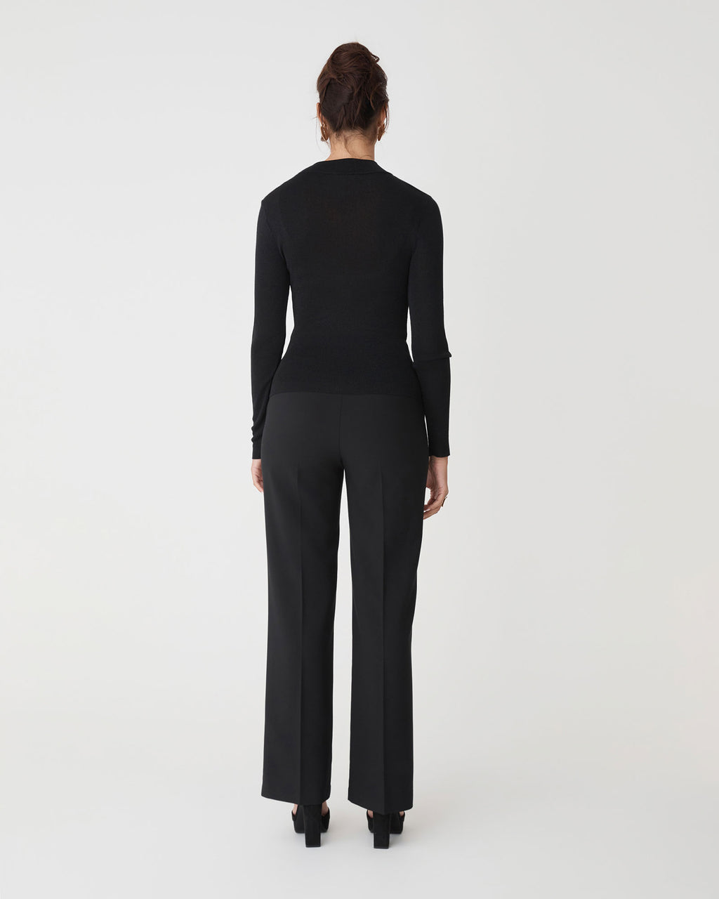 Ciara Keyhole Lurex Knit Top
