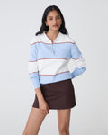 Brenda Stripe Collared Sweater