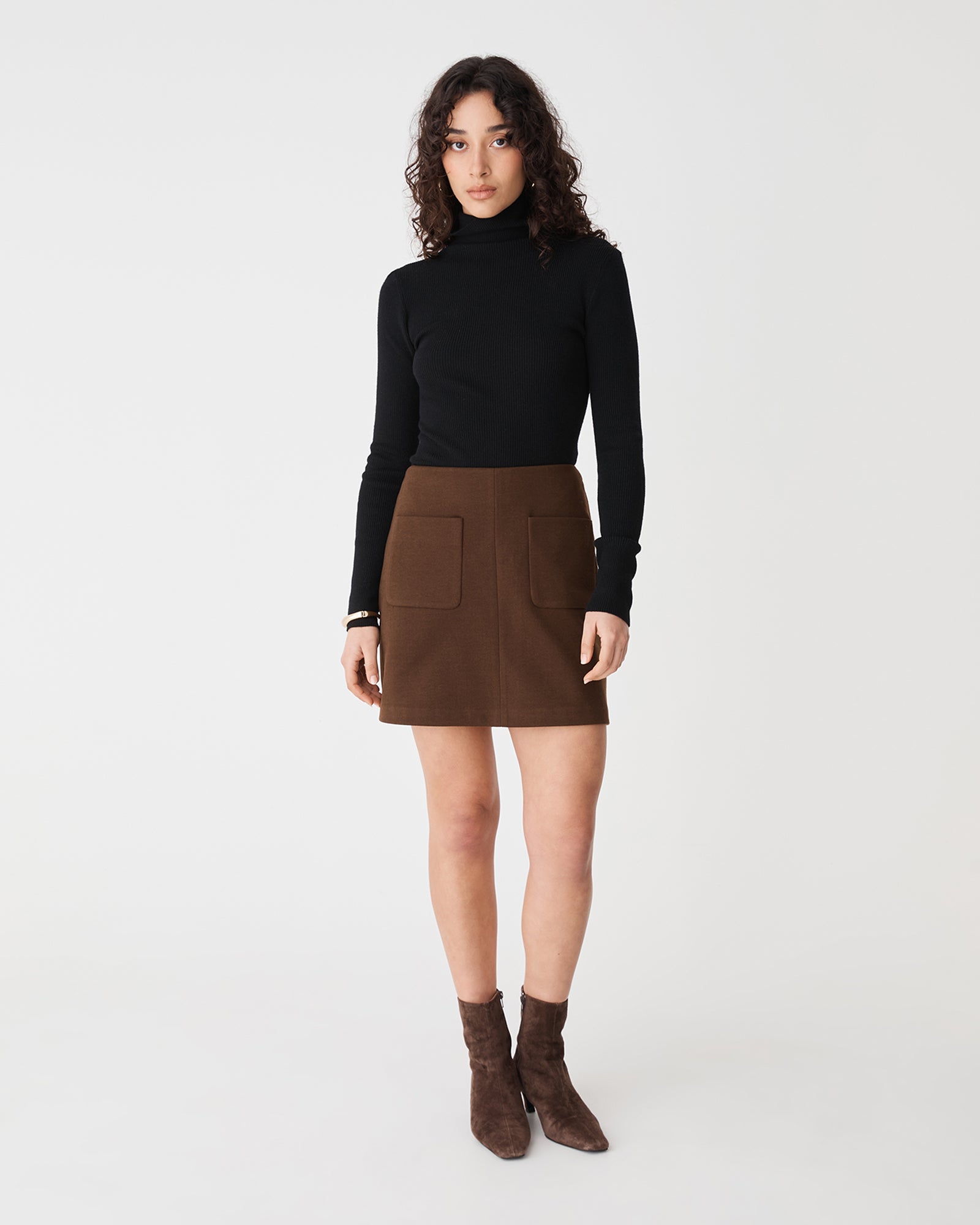 Ginny Ribbed Turtleneck Knit