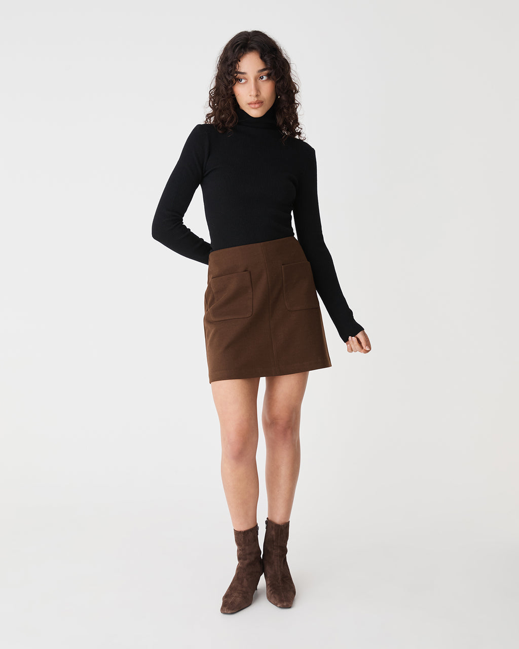 Ginny Ribbed Turtleneck Knit