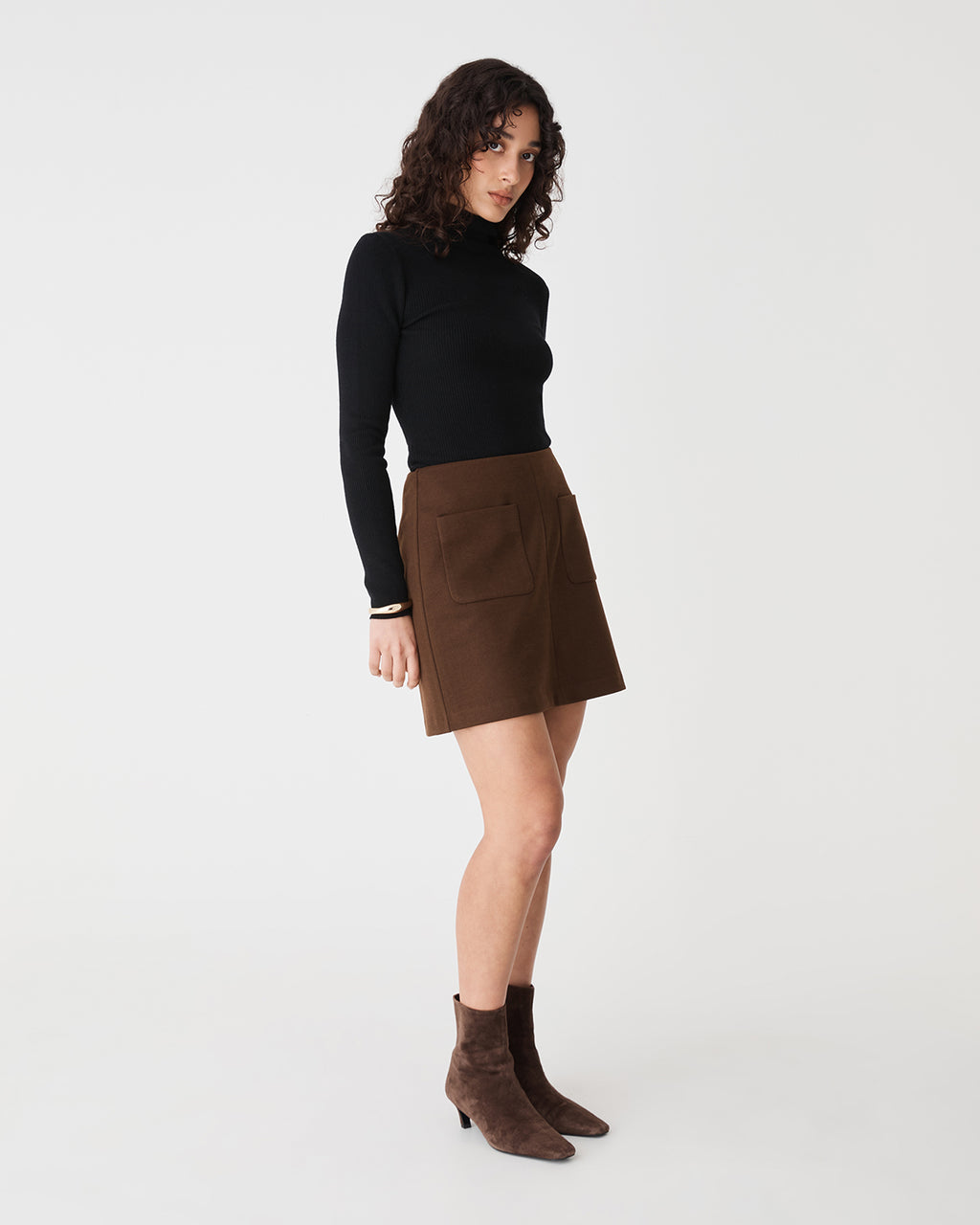 Ginny Ribbed Turtleneck Knit