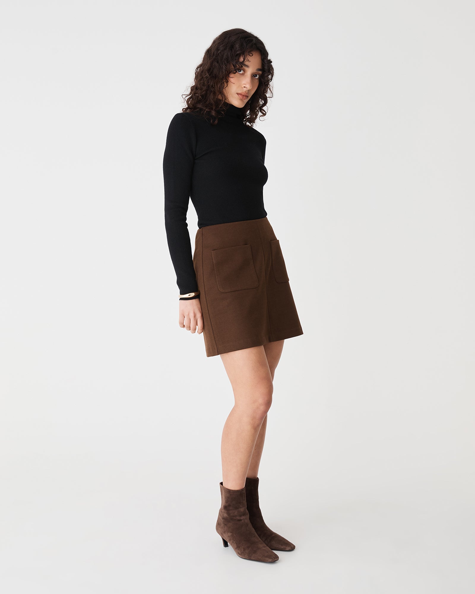 Ginny Ribbed Turtleneck Knit