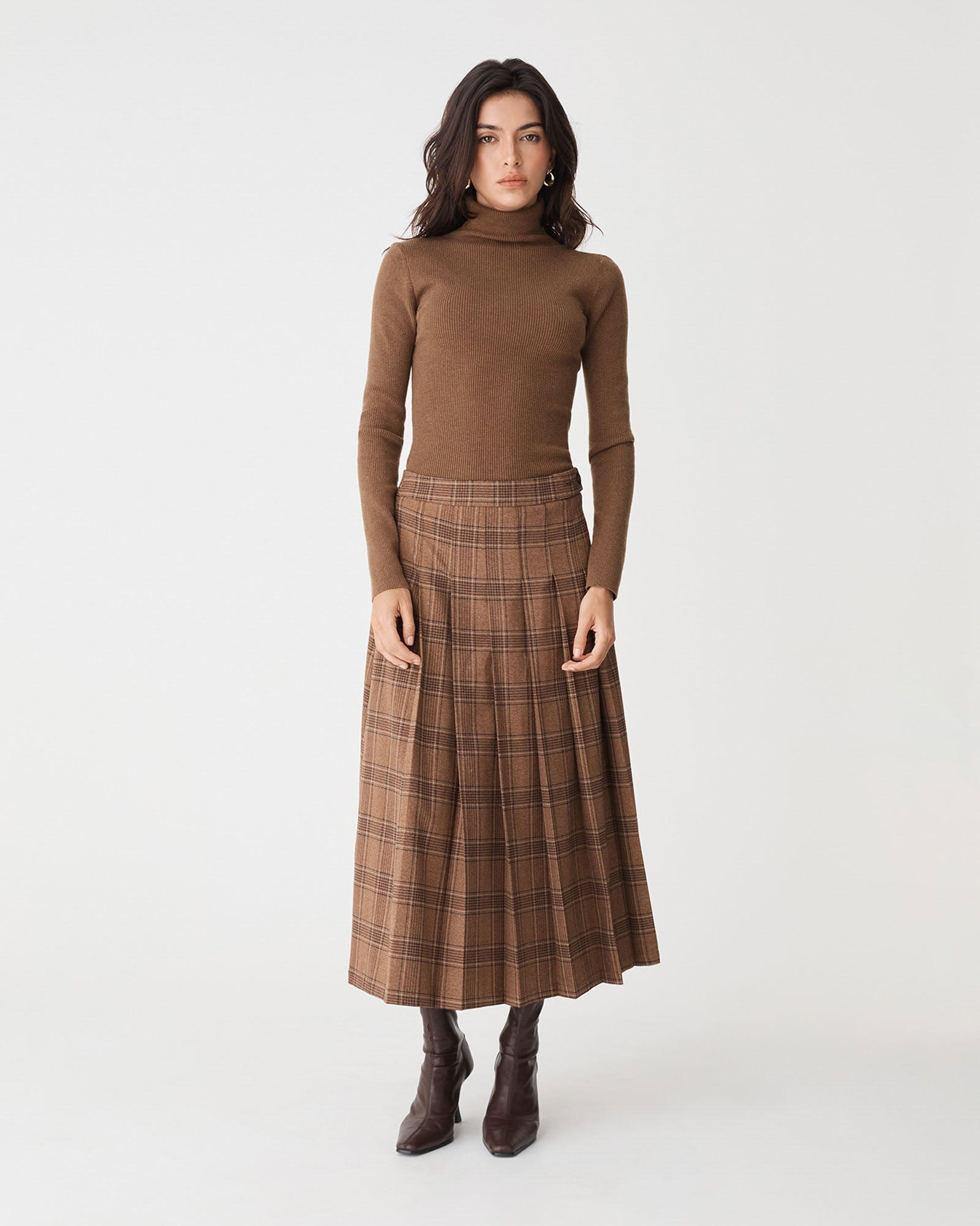 Ginny Ribbed Turtleneck Knit