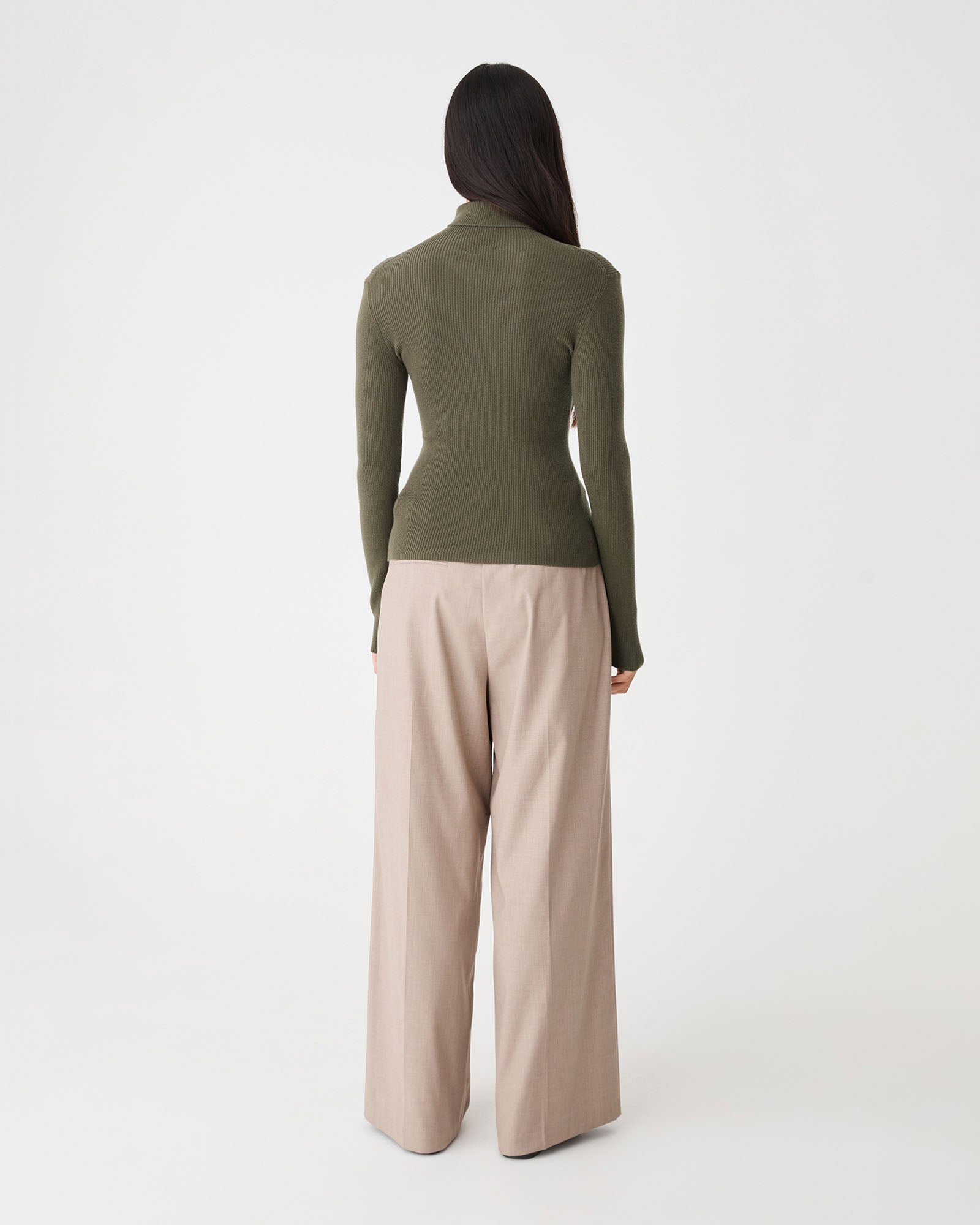 Ginny Ribbed Turtleneck Knit