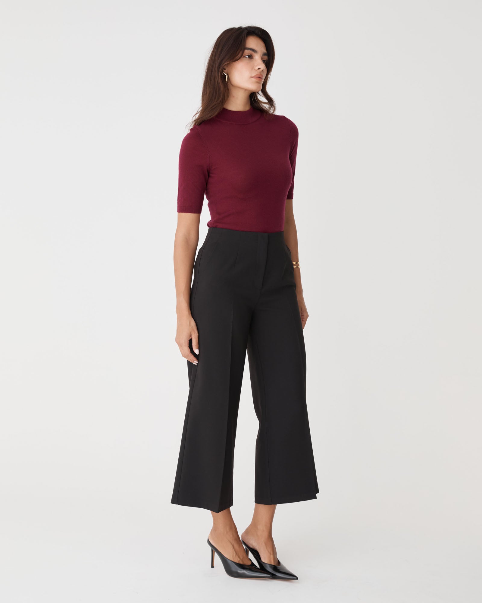 Ellen Wool Short Sleeve Knit
