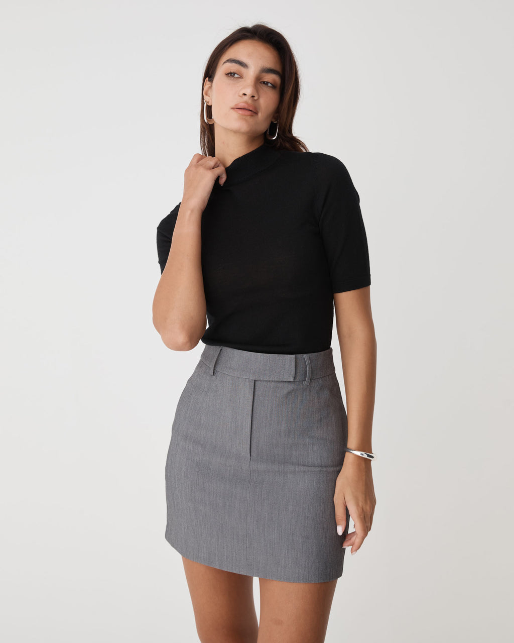 Ellen Wool Short Sleeve Knit