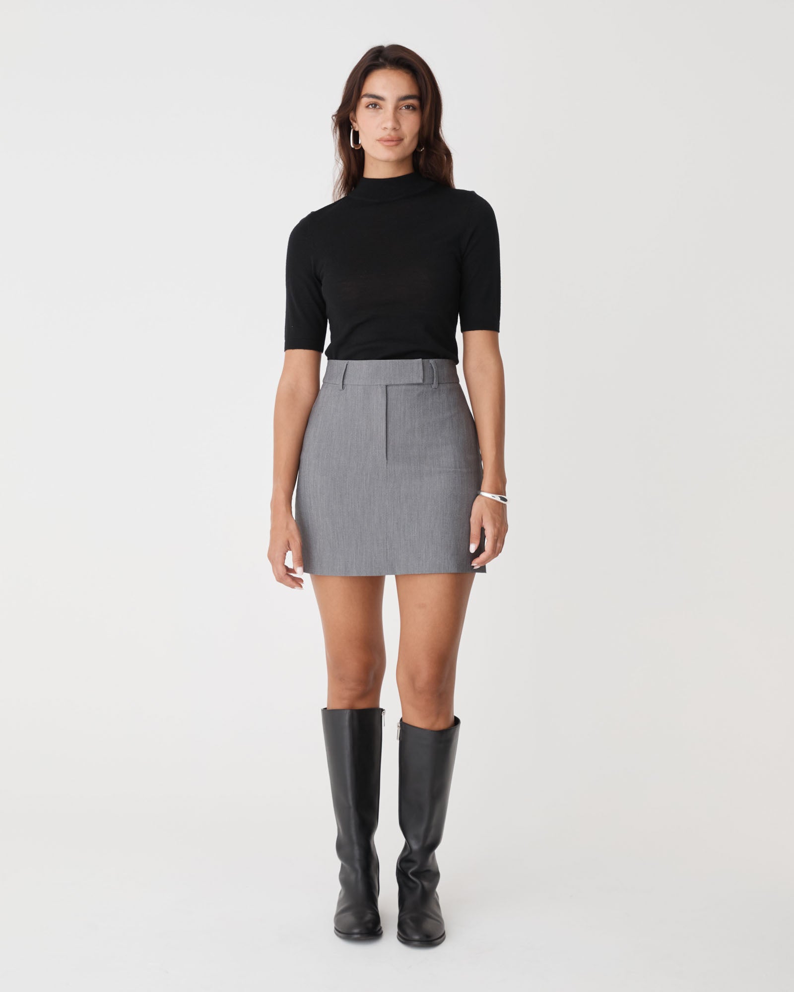 Ellen Wool Short Sleeve Knit