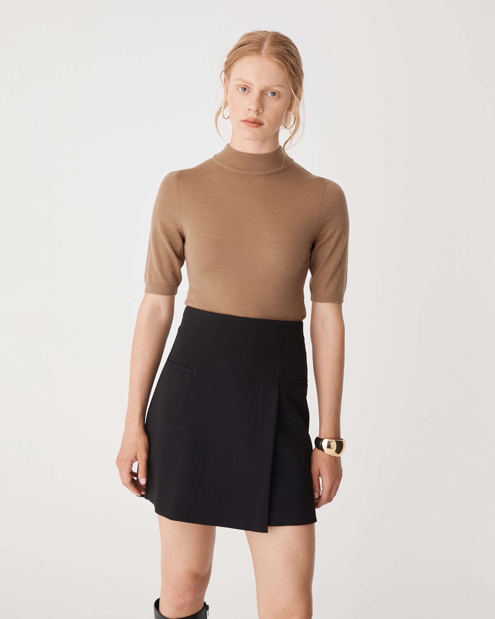 Ellen Wool Short Sleeve Knit