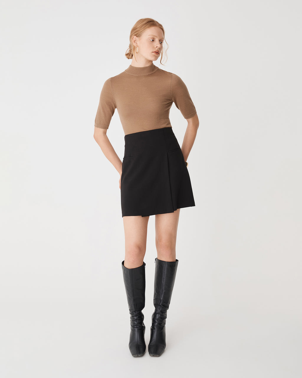 Ellen Wool Short Sleeve Knit