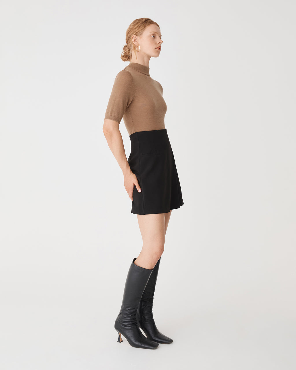 Ellen Wool Short Sleeve Knit