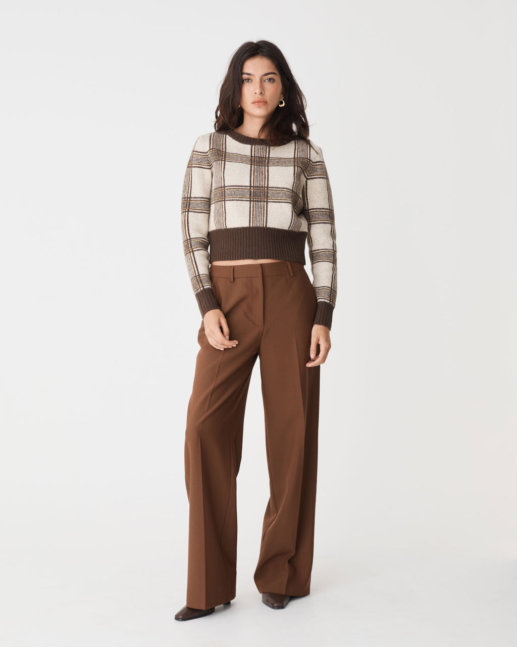 Francesca Check Jumper