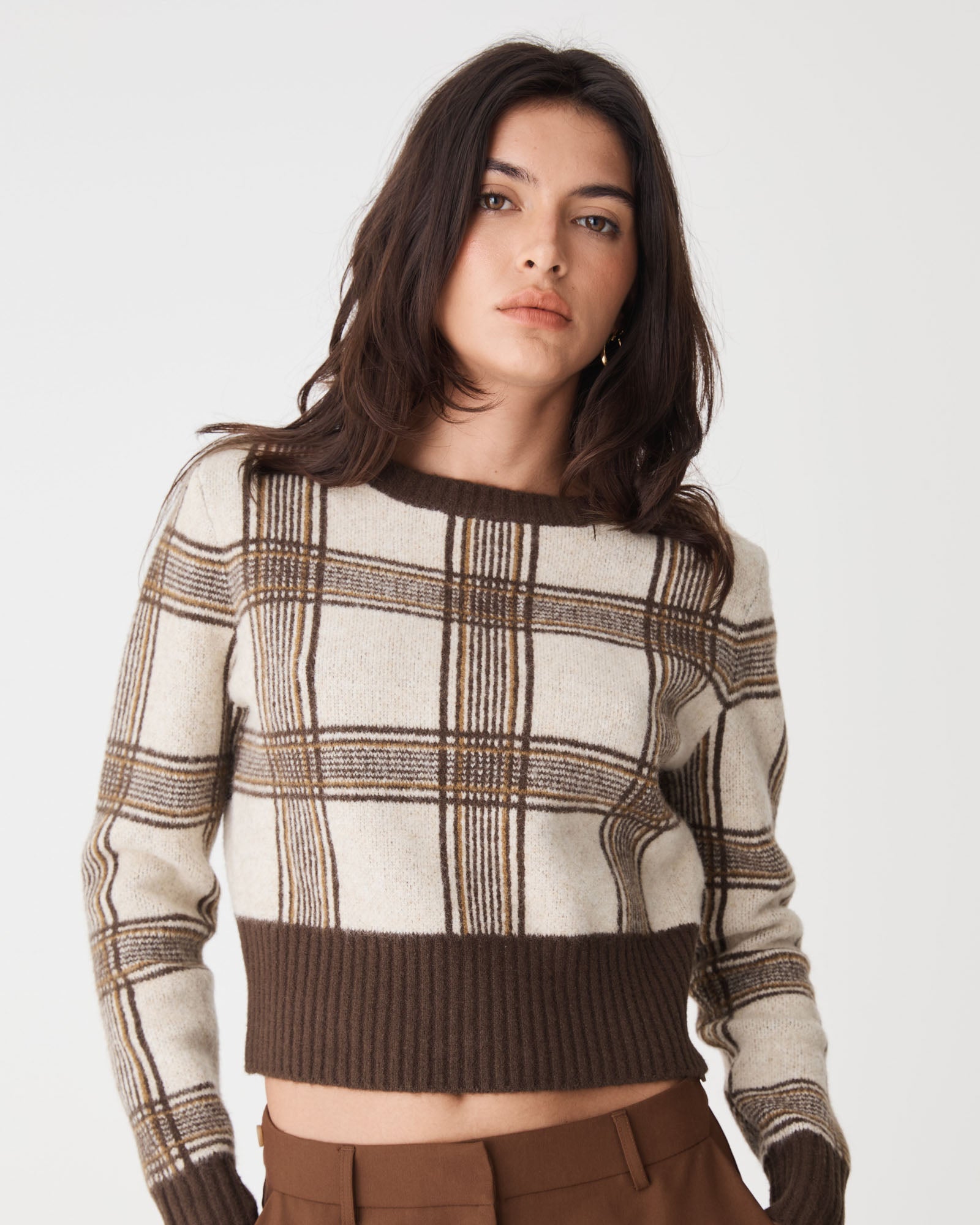 Francesca Check Jumper