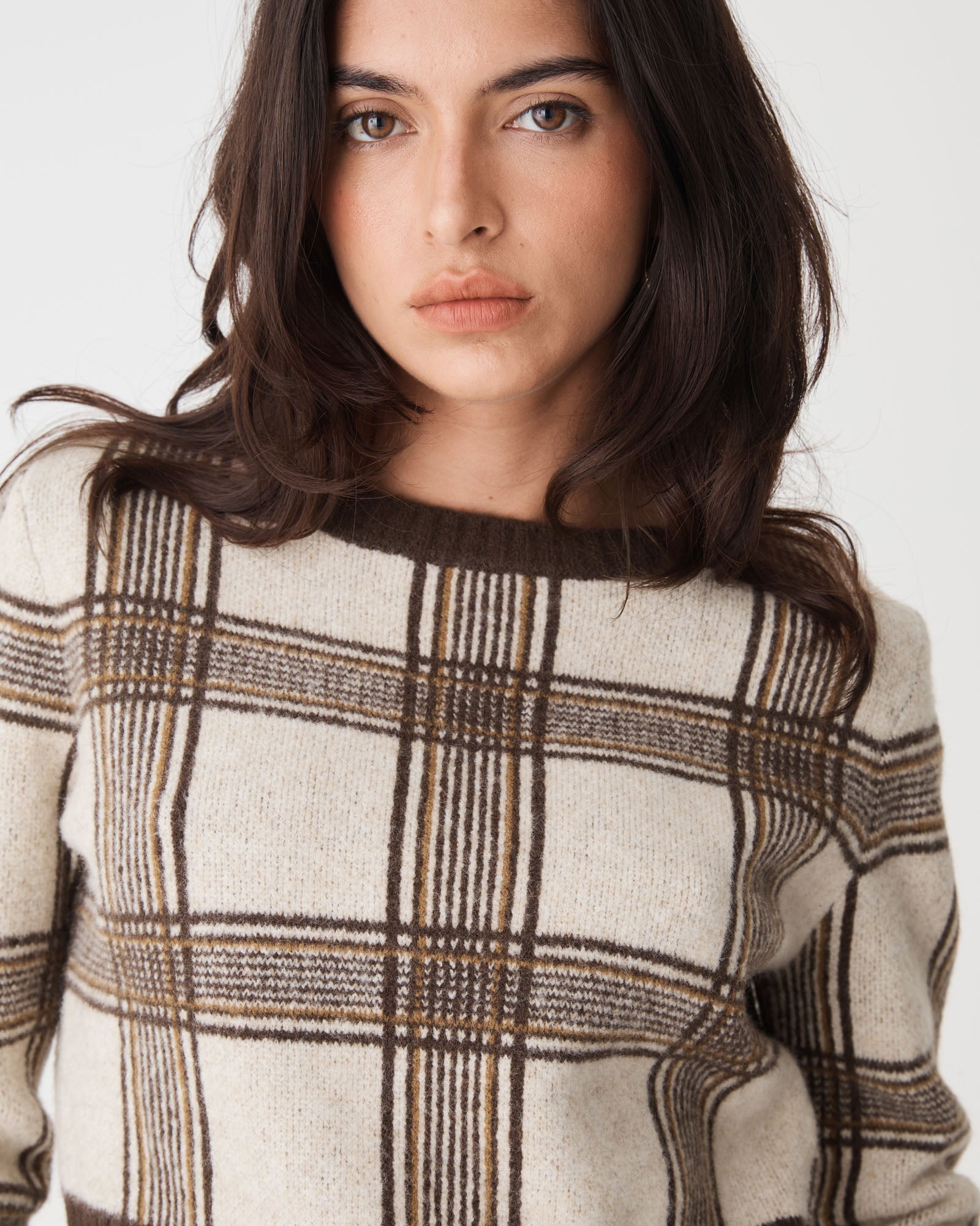 Francesca Check Jumper