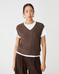 Poppy Sleeveless Cable Knit