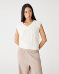 Poppy Sleeveless Cable Knit