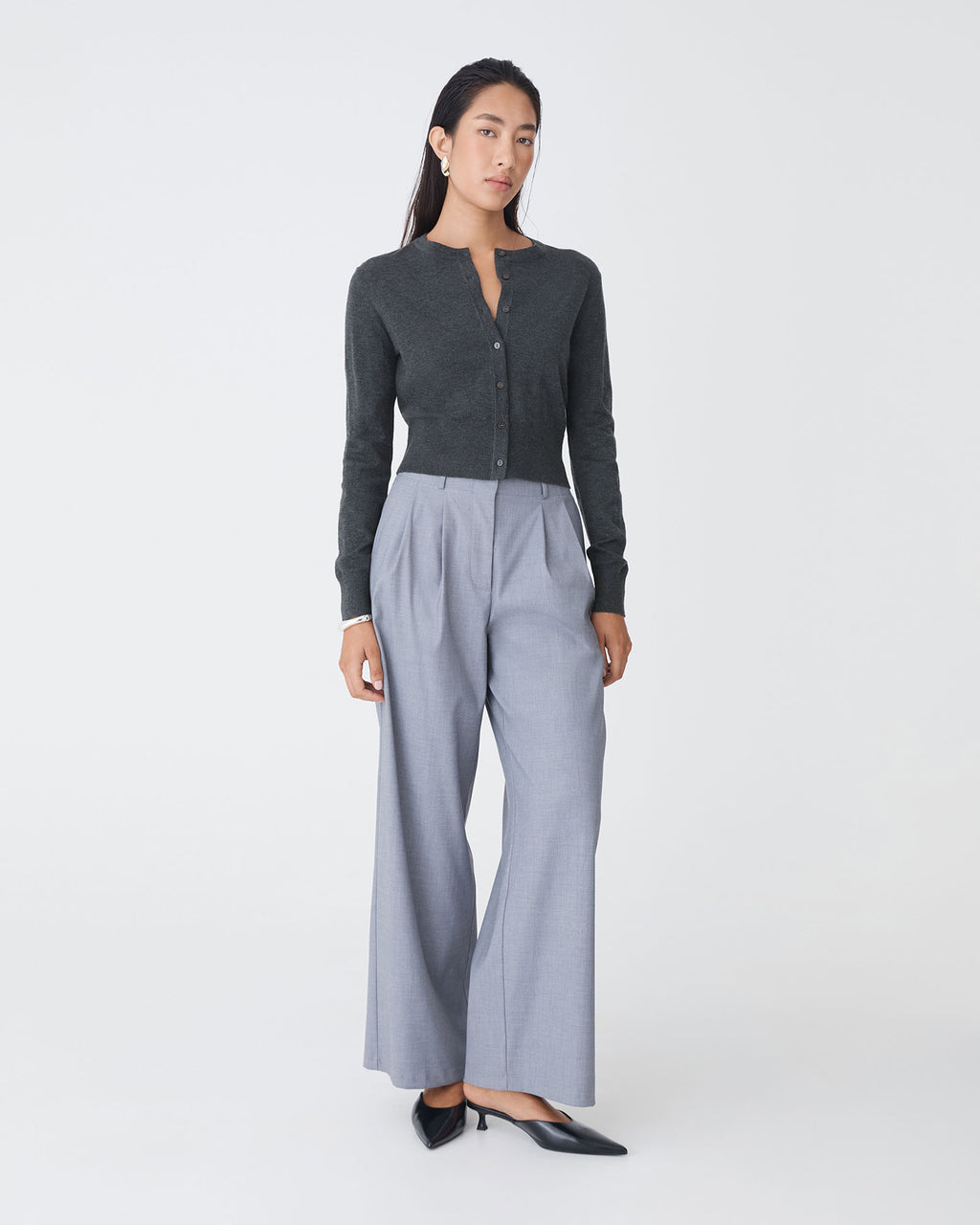 Cassie Crew Neck Cardigan