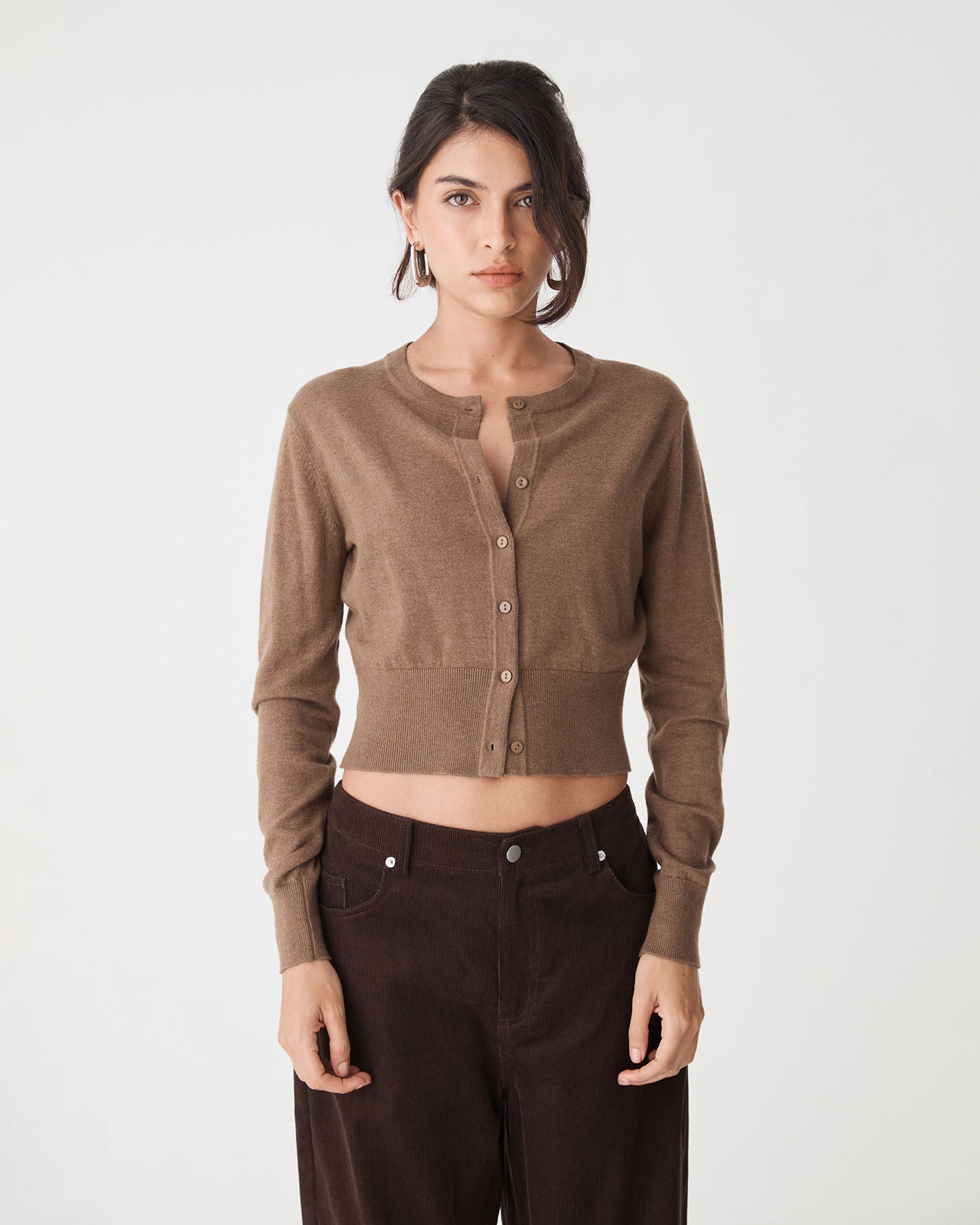Cassie Crew Neck Cardigan