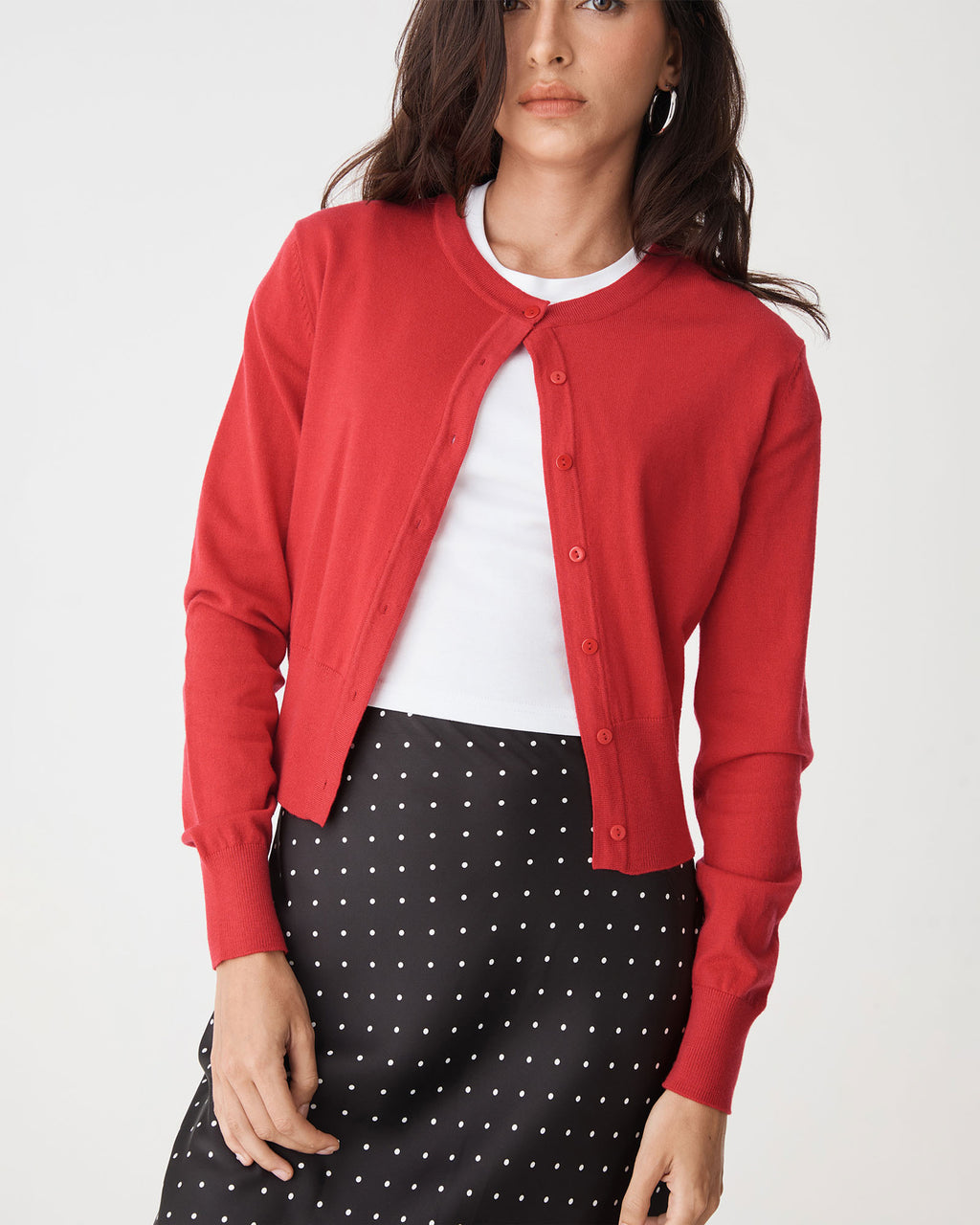 Cassie Crew Neck Cardigan