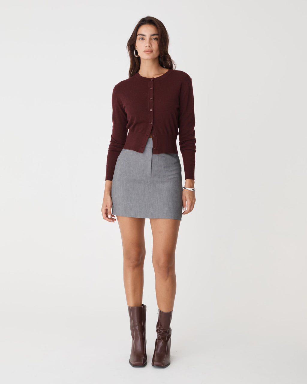 Cassie Crew Neck Cardigan