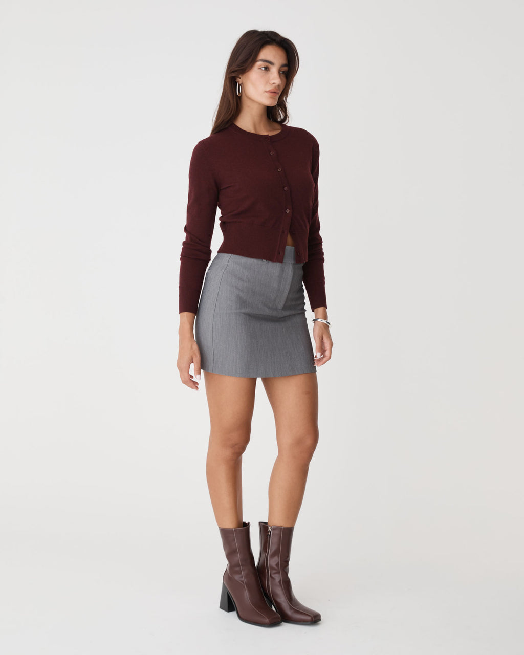 Cassie Crew Neck Cardigan