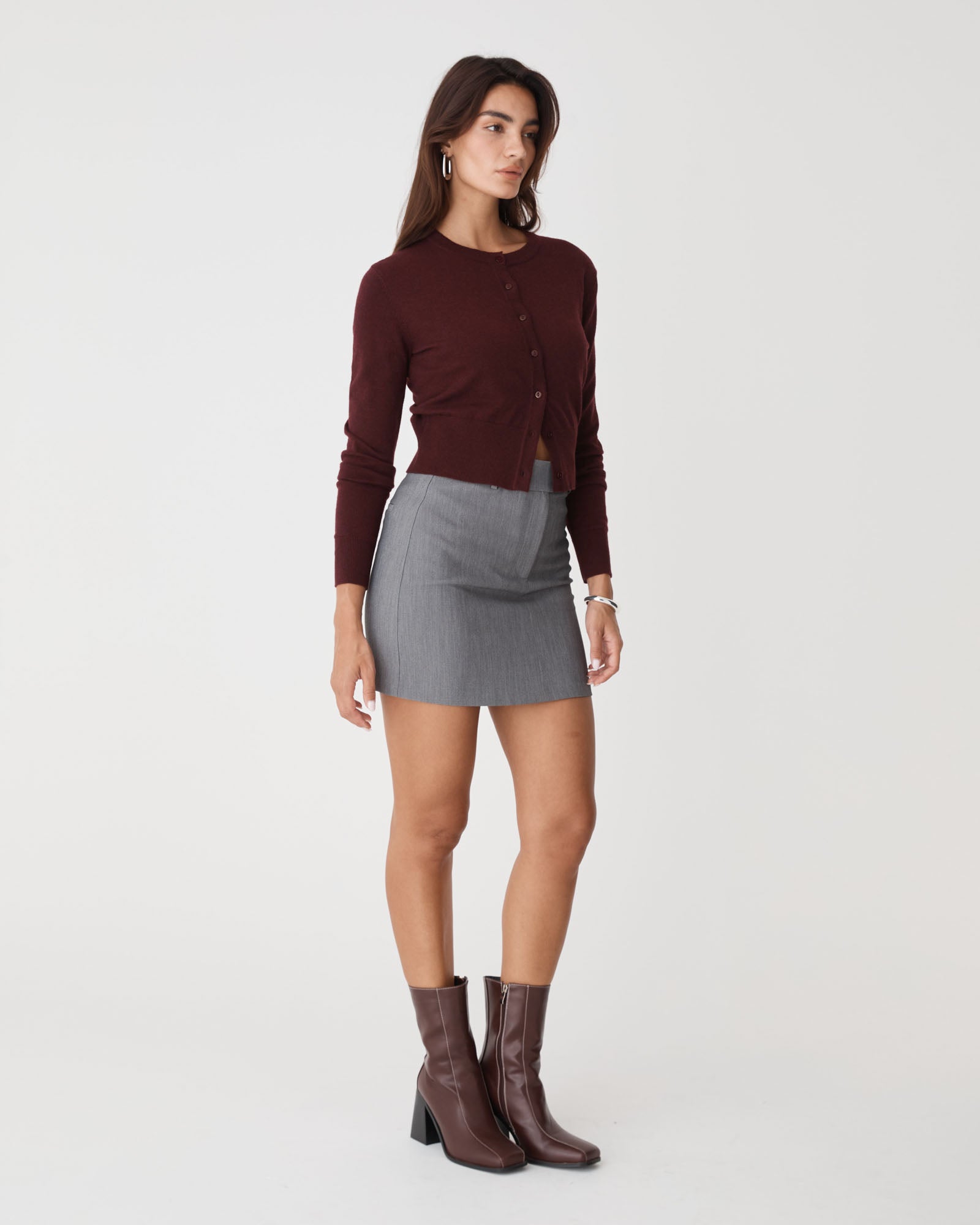 Cassie Crew Neck Cardigan