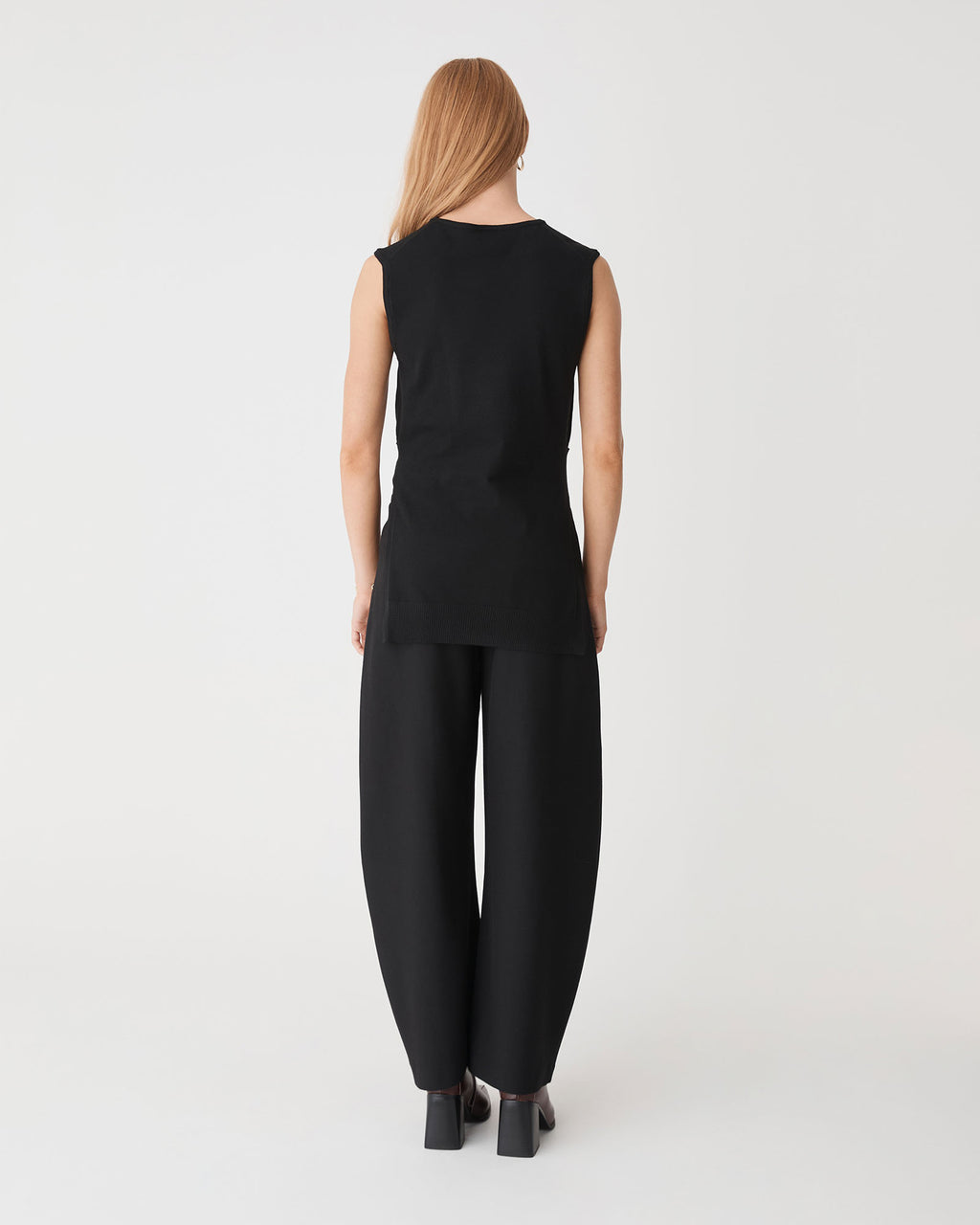Nora Sleeveless Tie Waist Knit