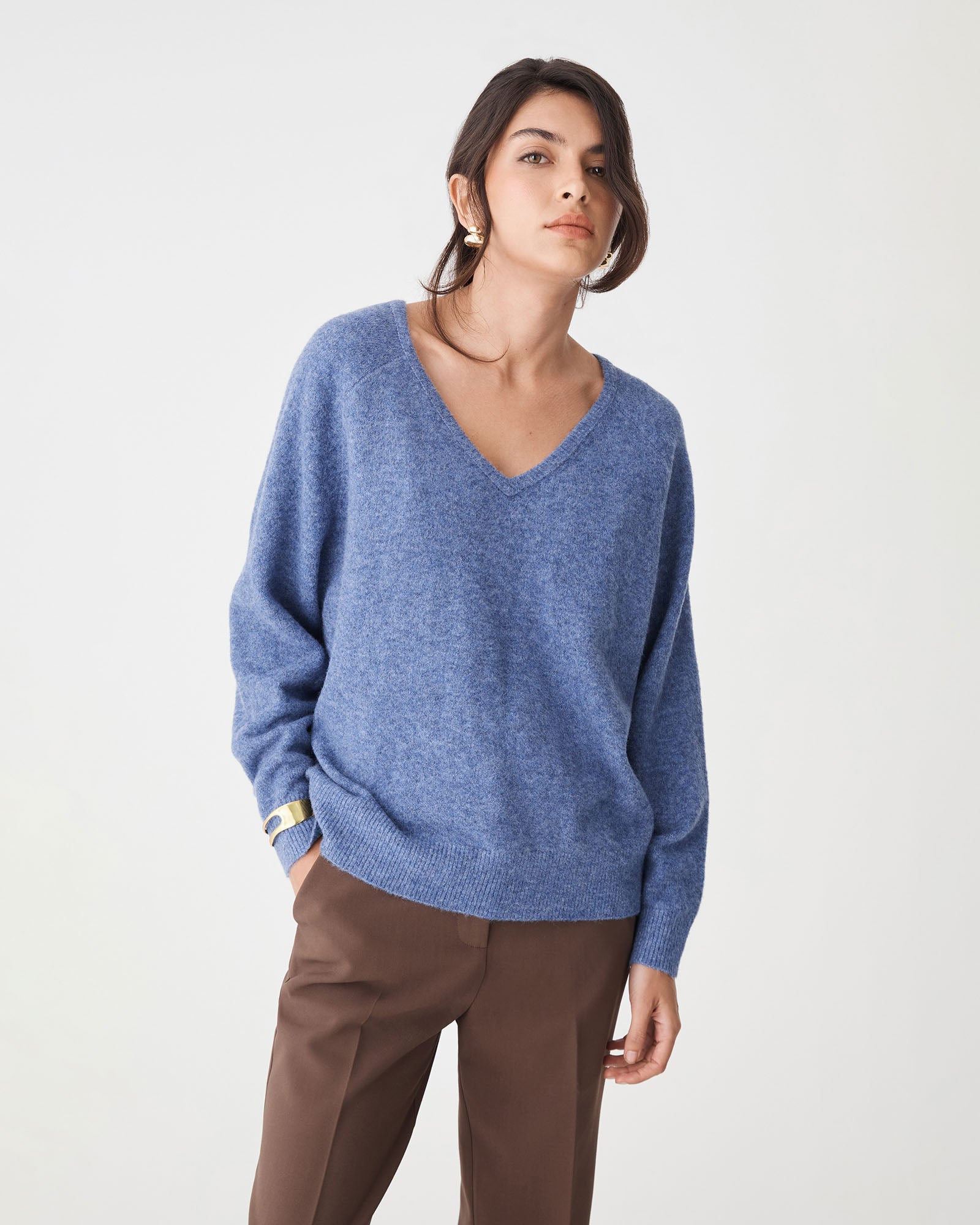 Octavia V-Neck Jumper