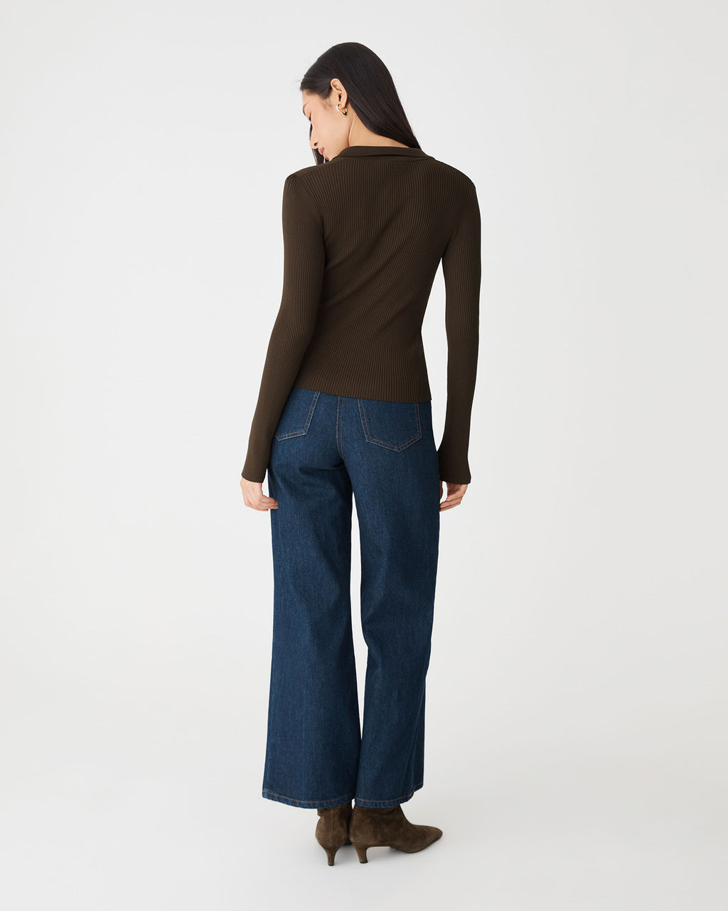 Bristol Collared Rib Cardigan