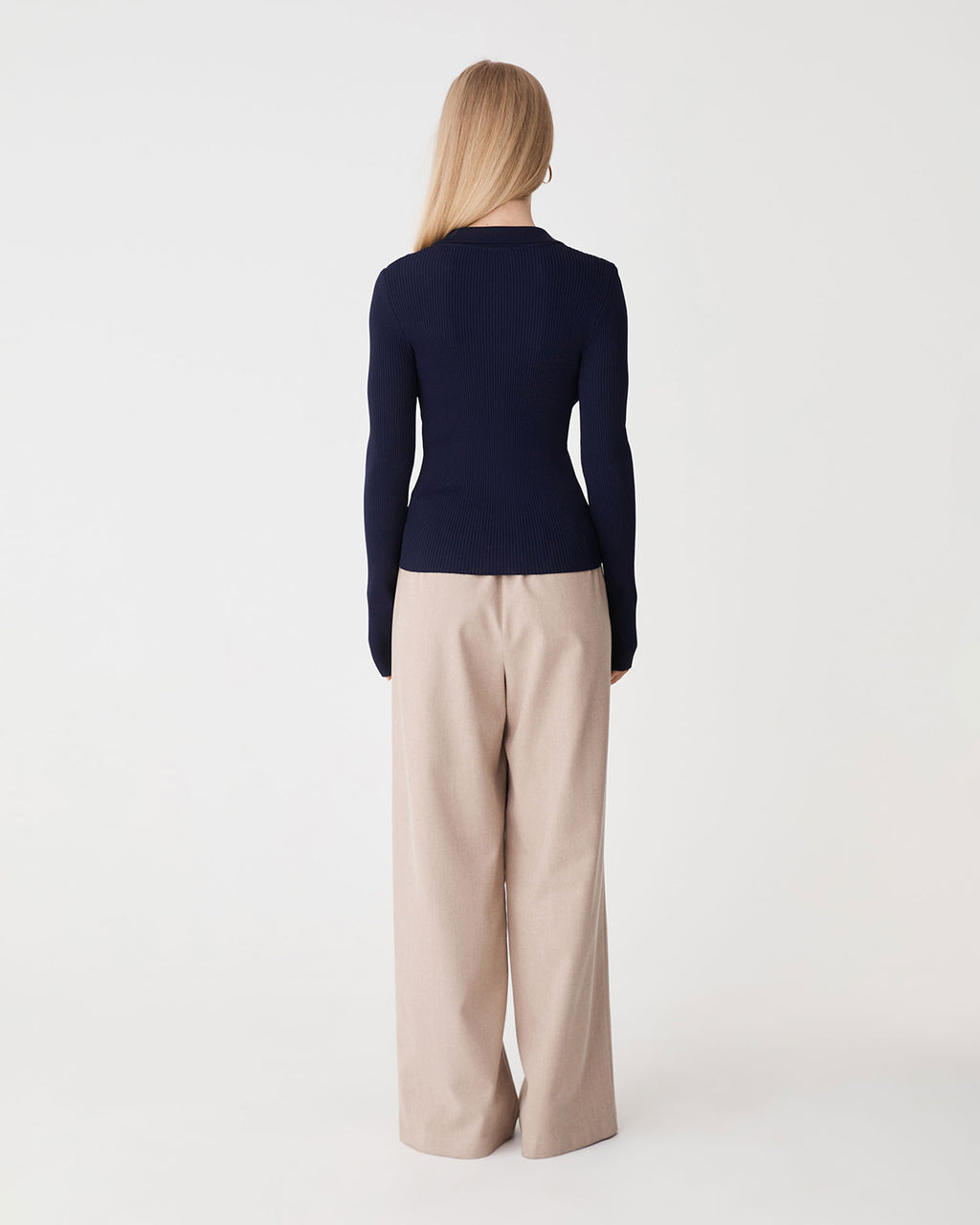 Bristol Collared Rib Cardigan