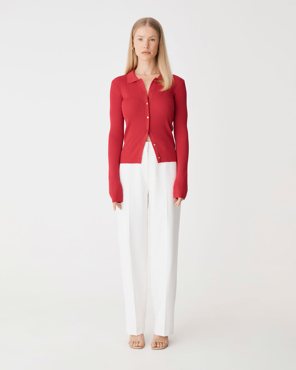Bristol Collared Rib Cardigan