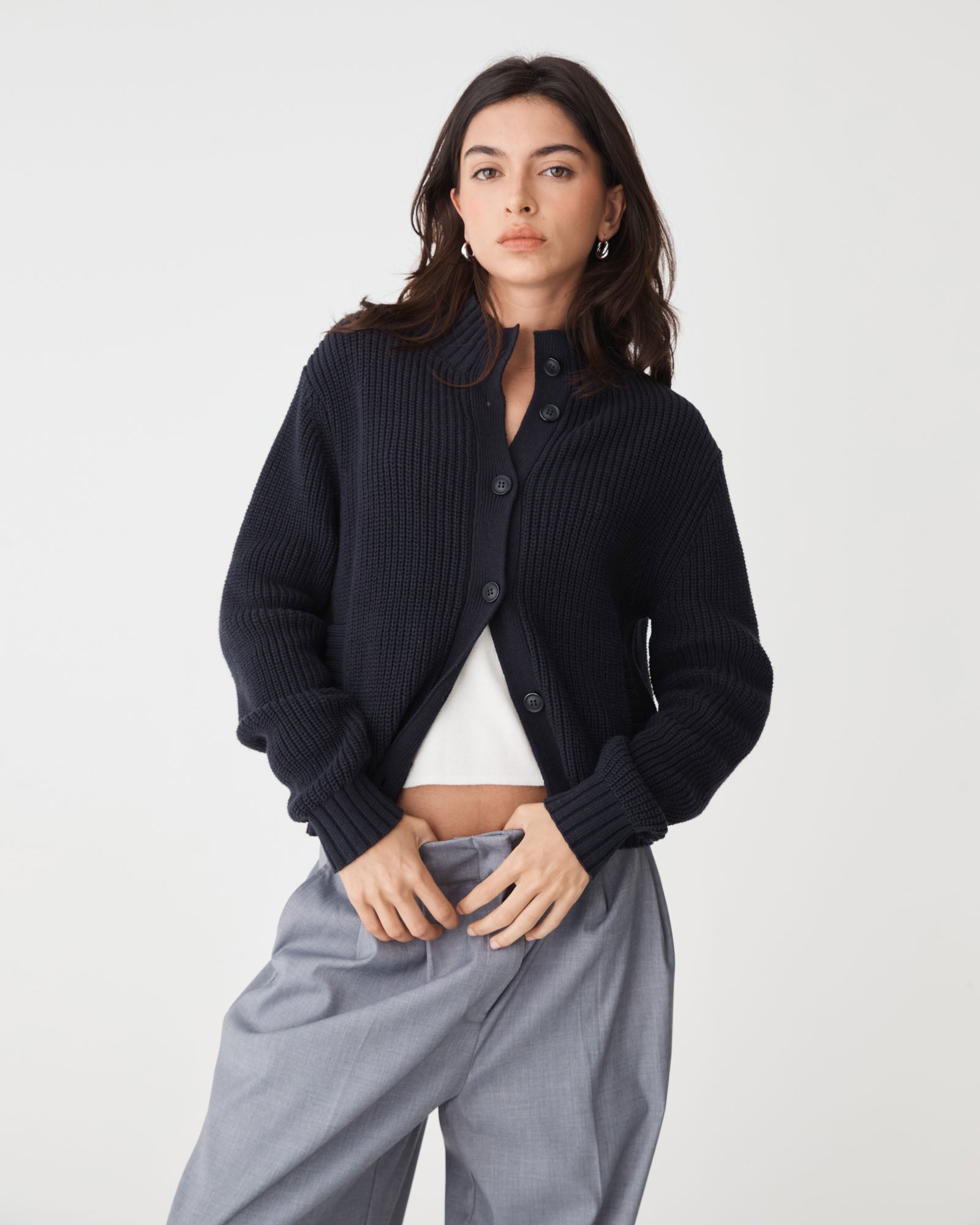 Petra Rib Knit Cardigan