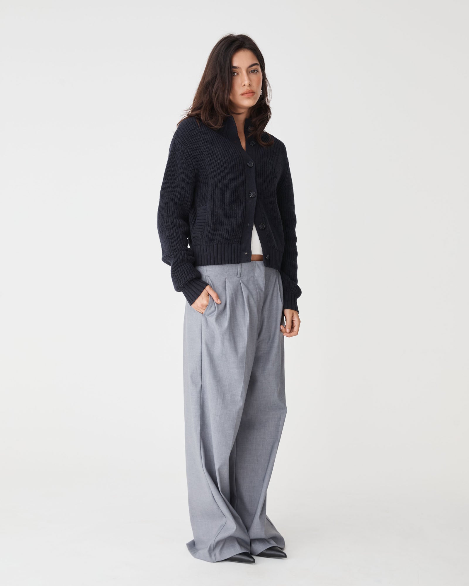 Petra Rib Knit Cardigan