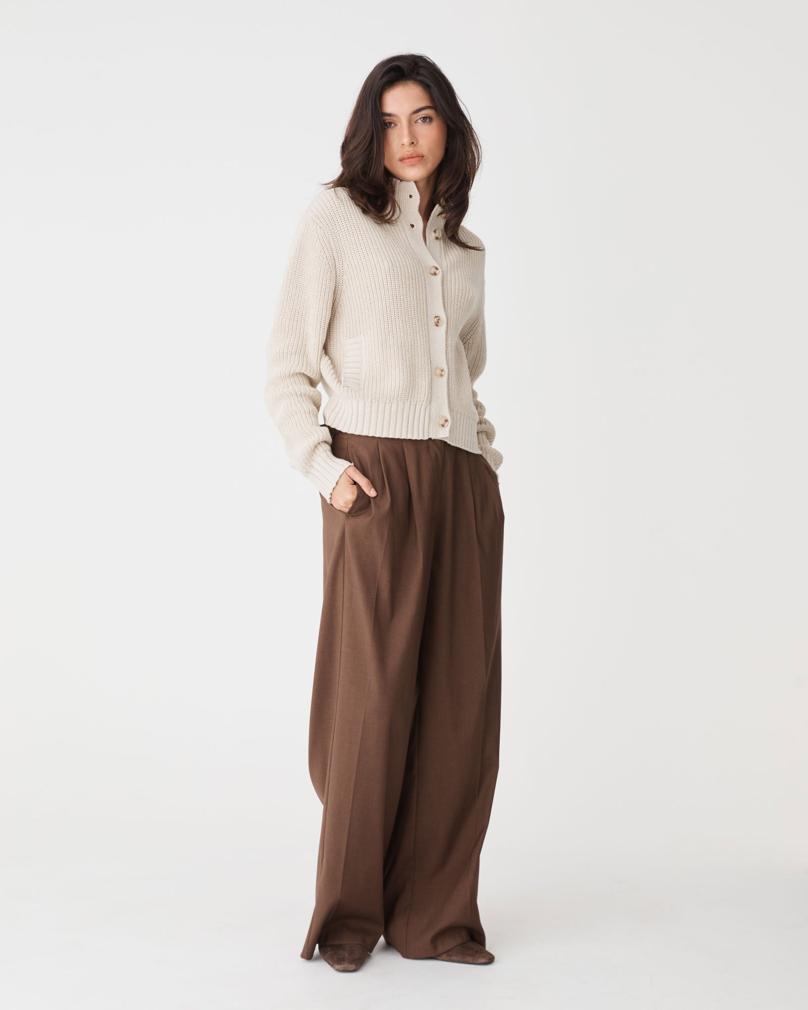 Petra Rib Knit Cardigan