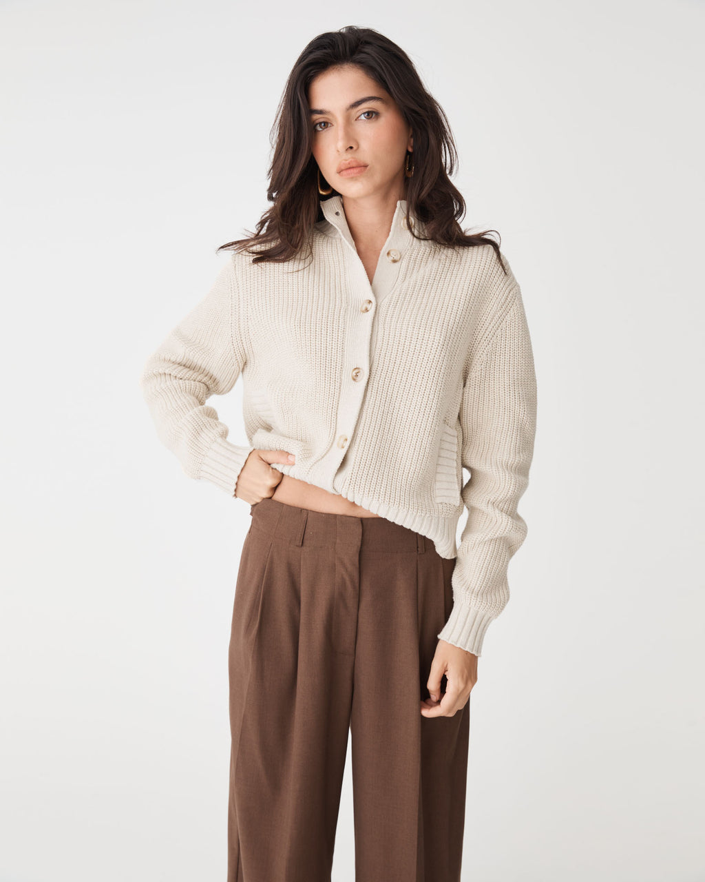Petra Rib Knit Cardigan