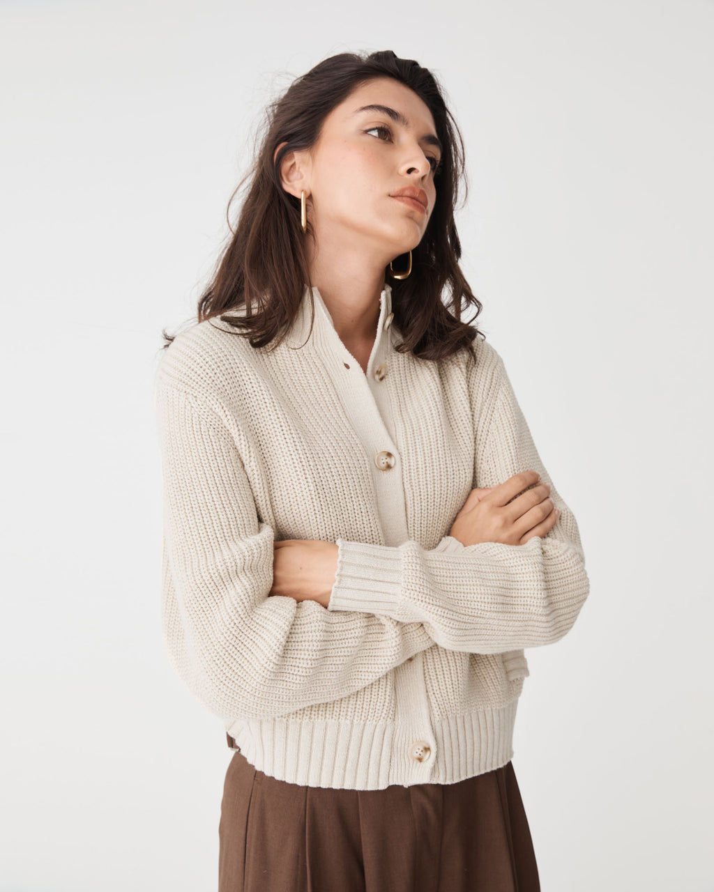 Petra Rib Knit Cardigan