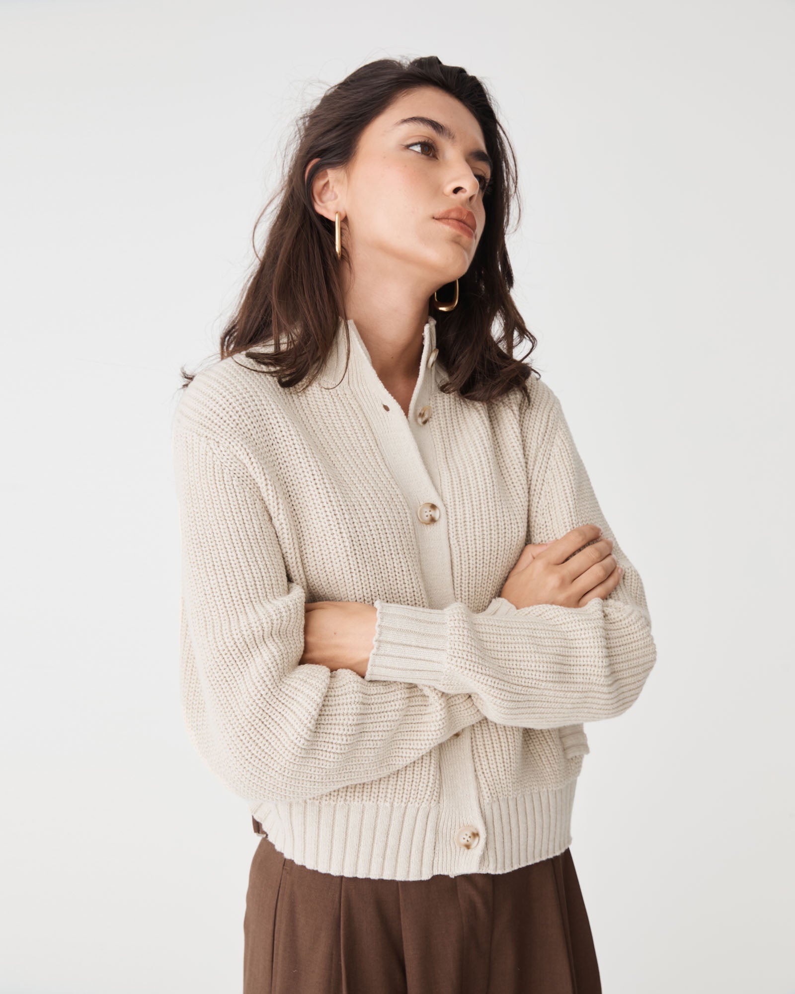 Petra Rib Knit Cardigan