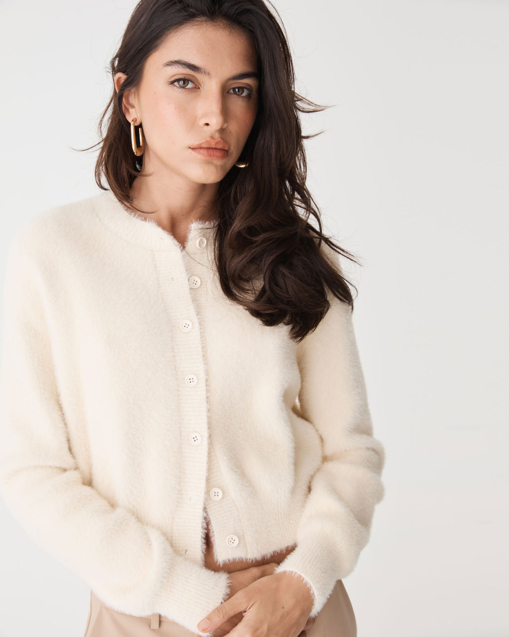 Vanessa Fluffy Cardigan
