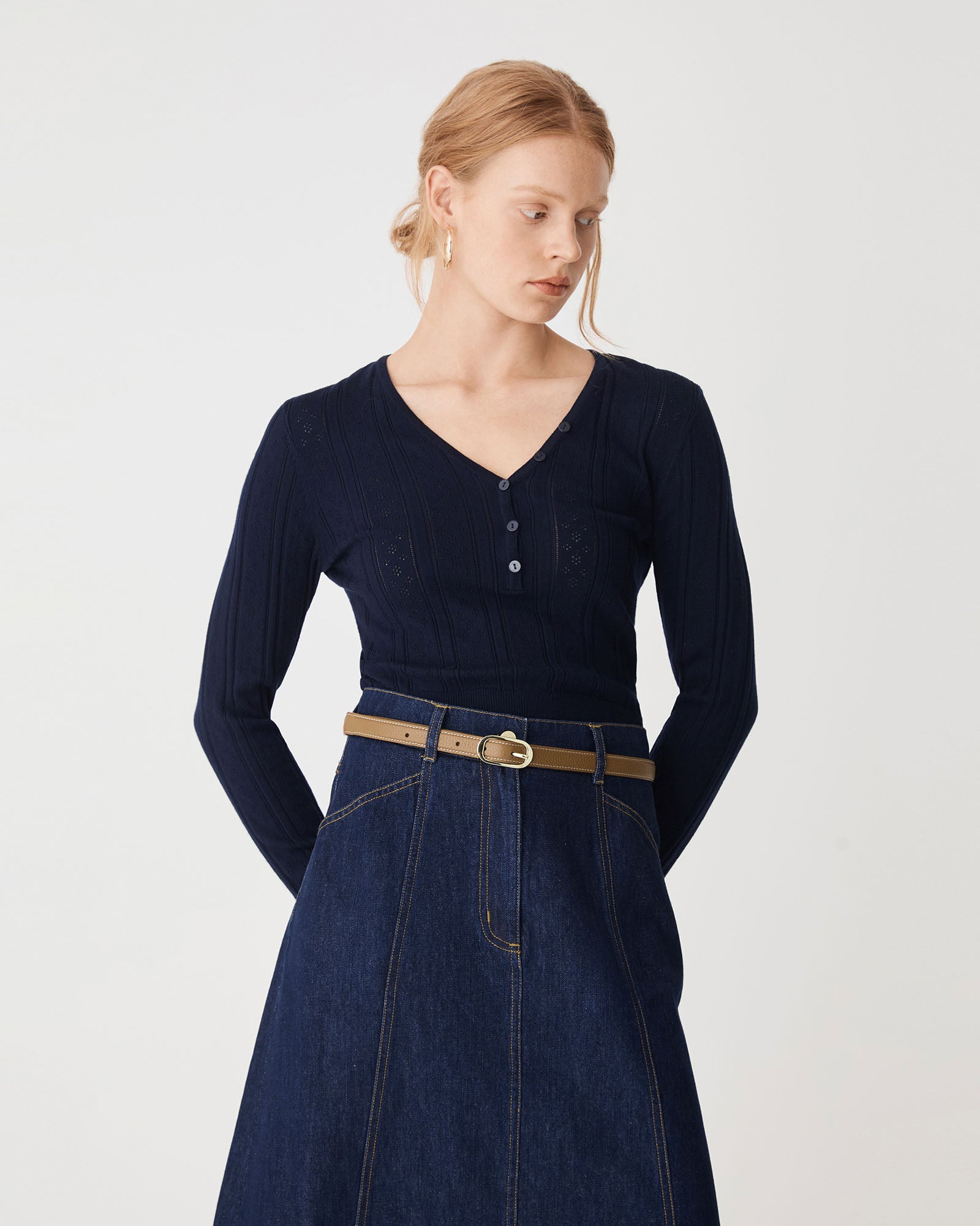 Lacey Pointelle Knit