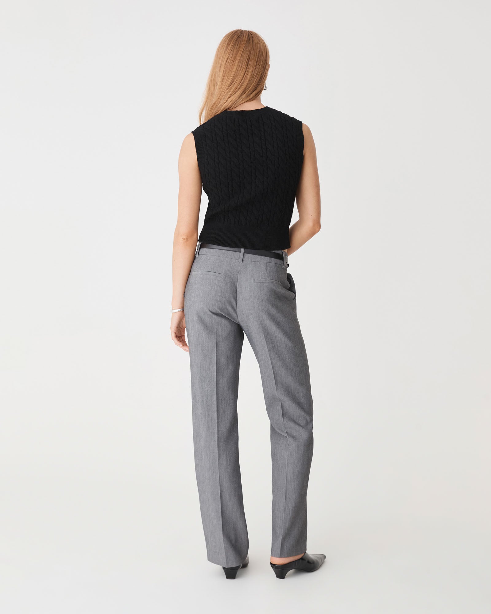 Frankie Sleeveless Cable Knit