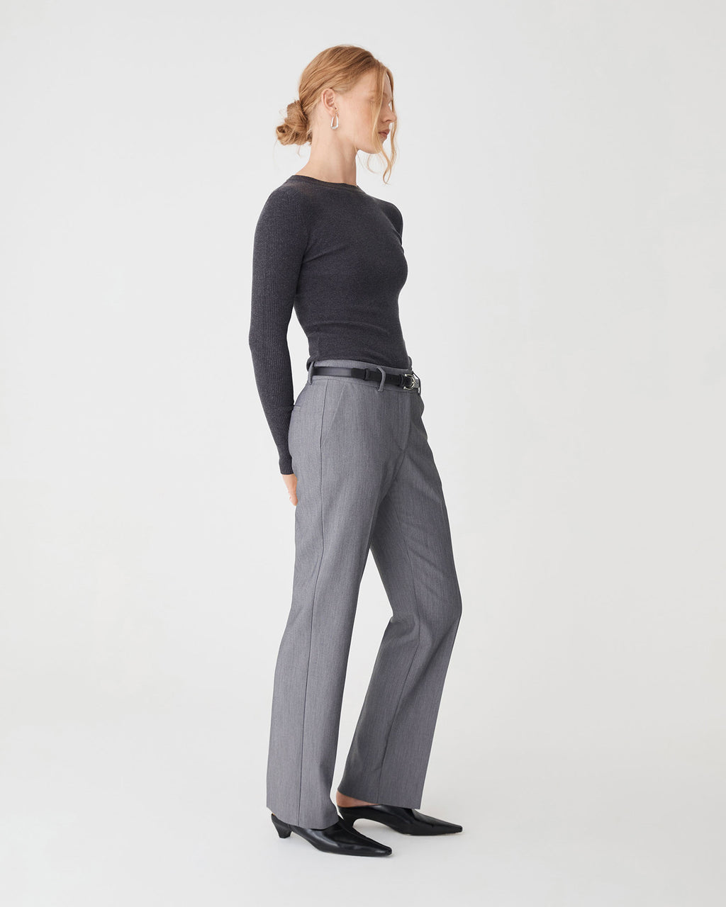 Nikki Mid Rise Straight Pants