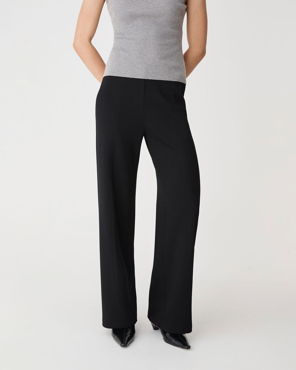 Juno Wide Leg Ponte Pants