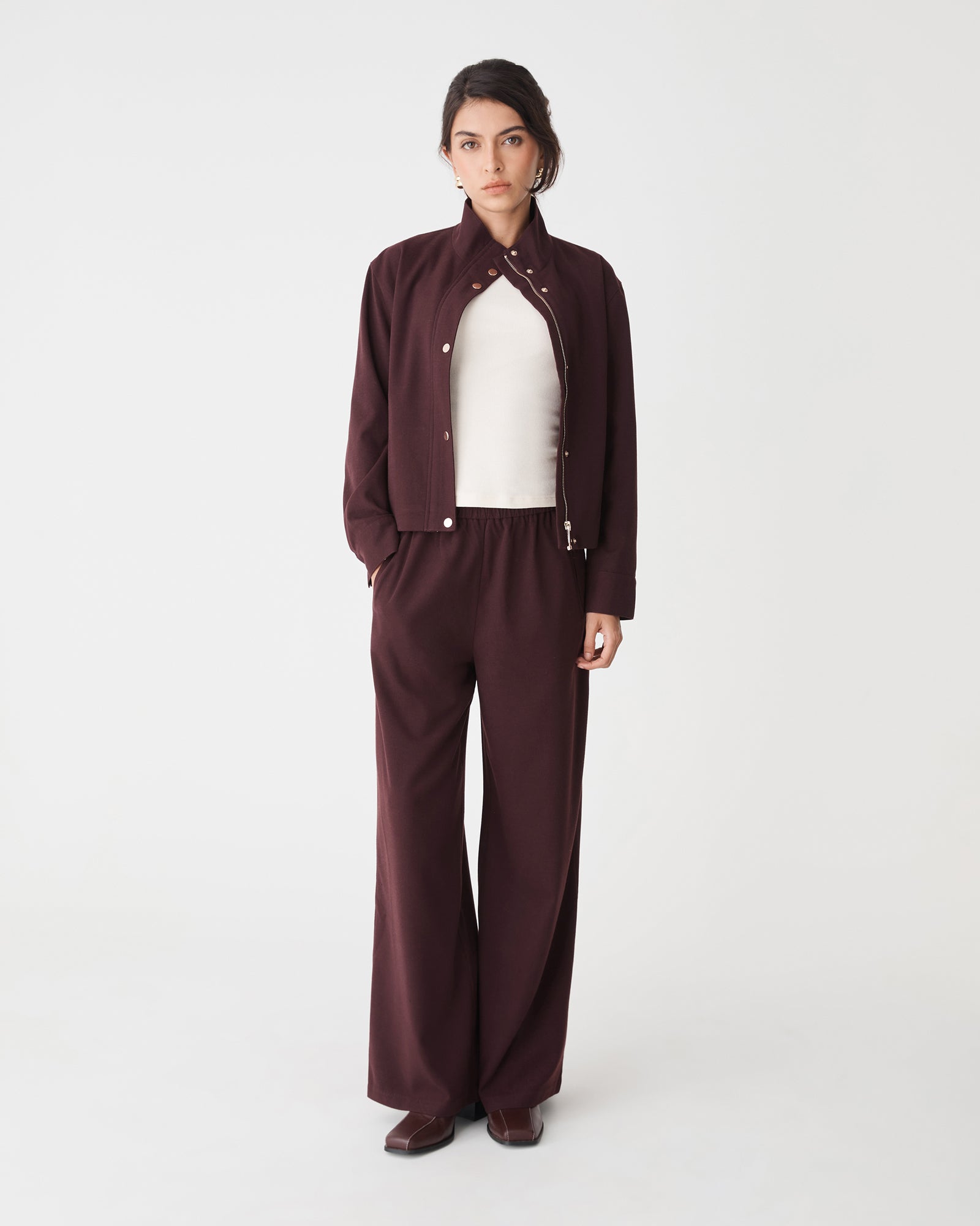 Irene Elastic Waist Pants