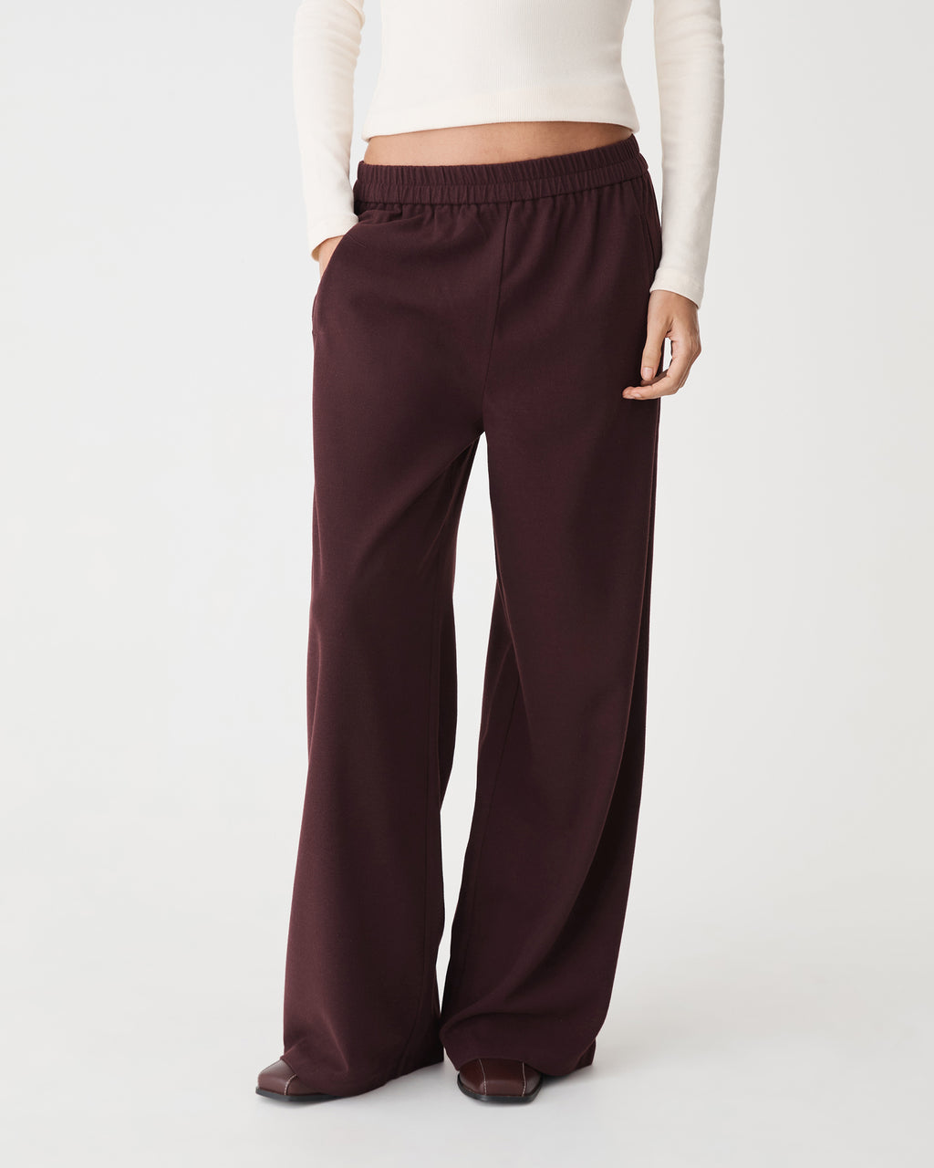 Irene Elastic Waist Pants