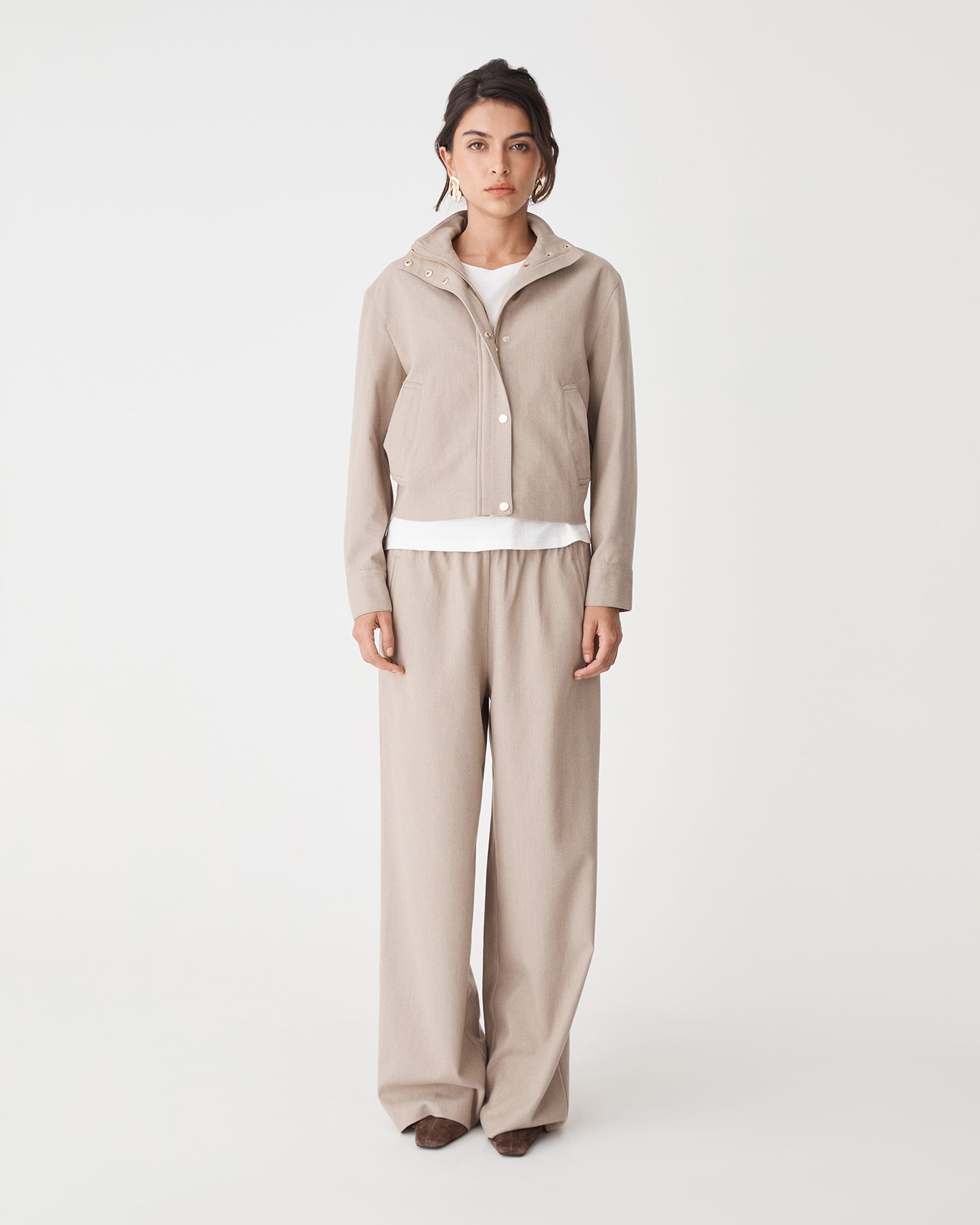 Irene Elastic Waist Pants