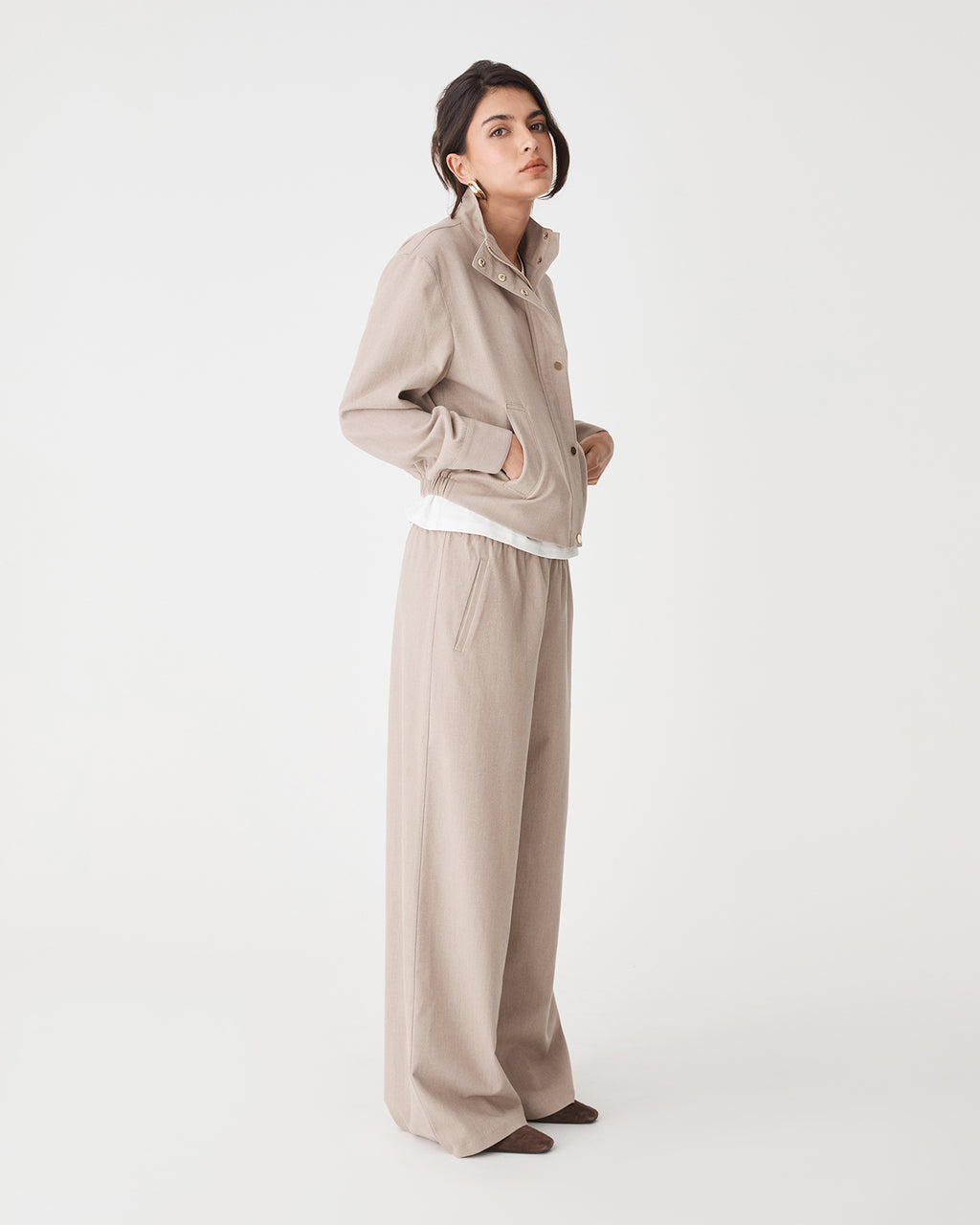 Irene Elastic Waist Pants