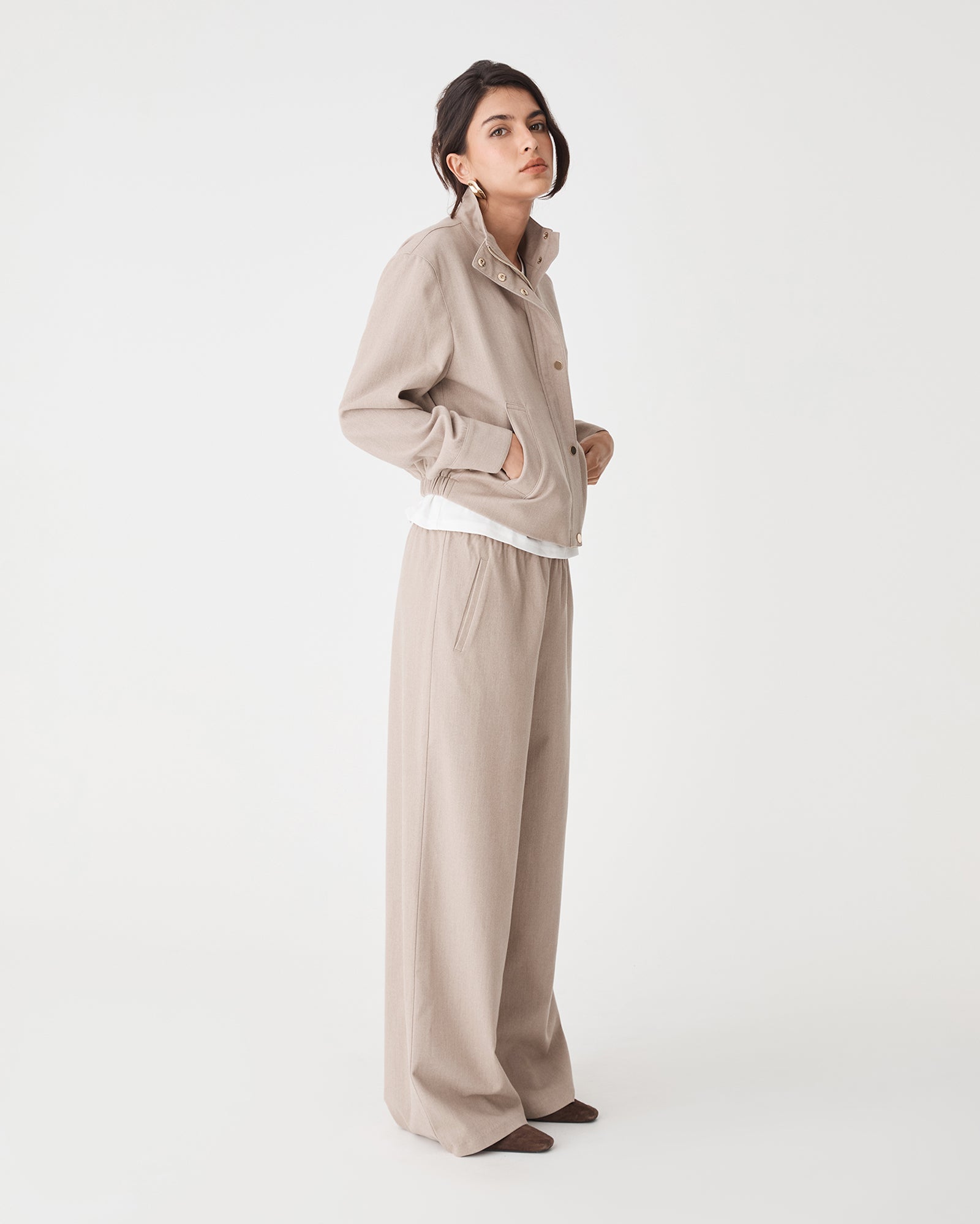 Irene Elastic Waist Pants
