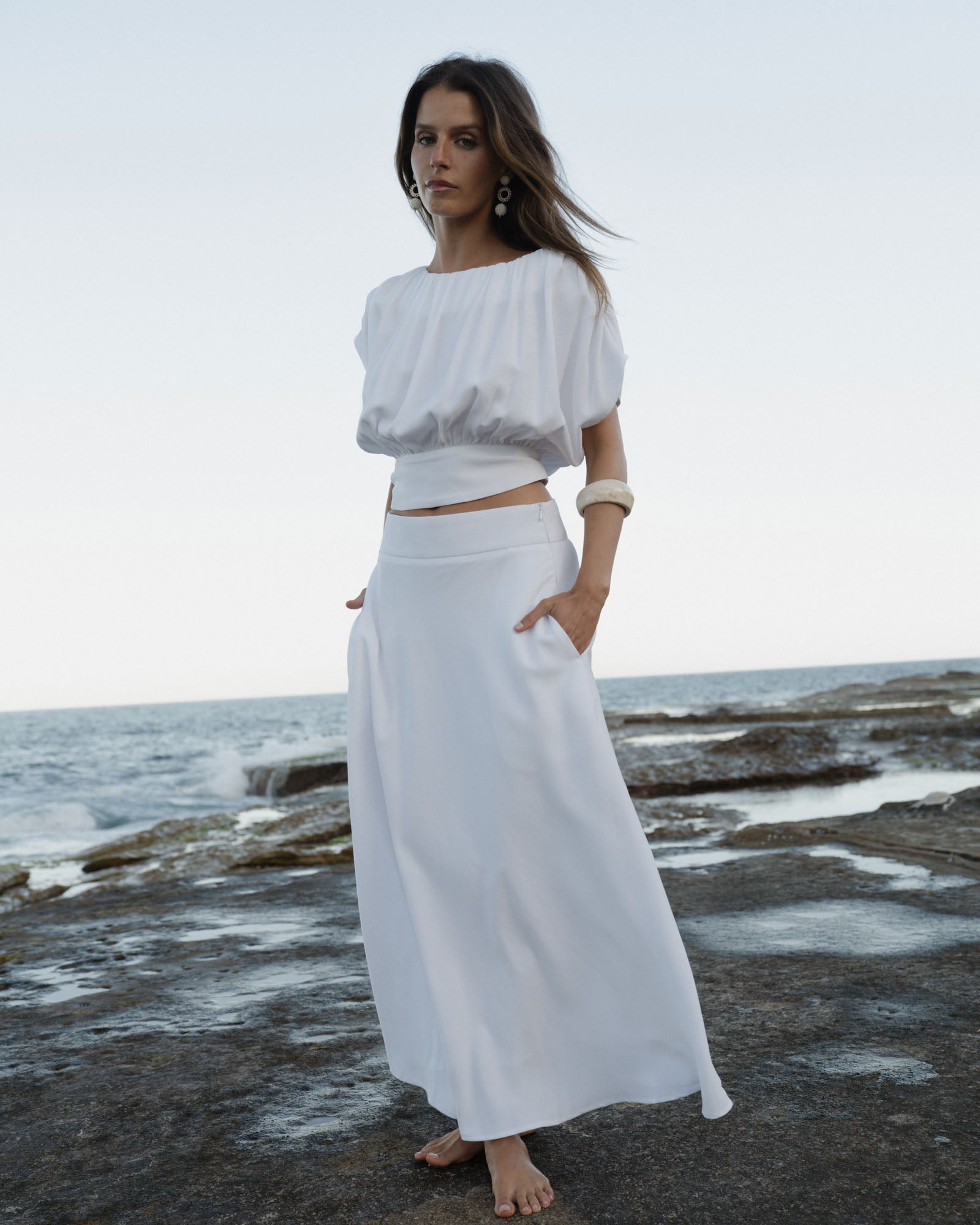 Goulbury A-Line Midi Skirt