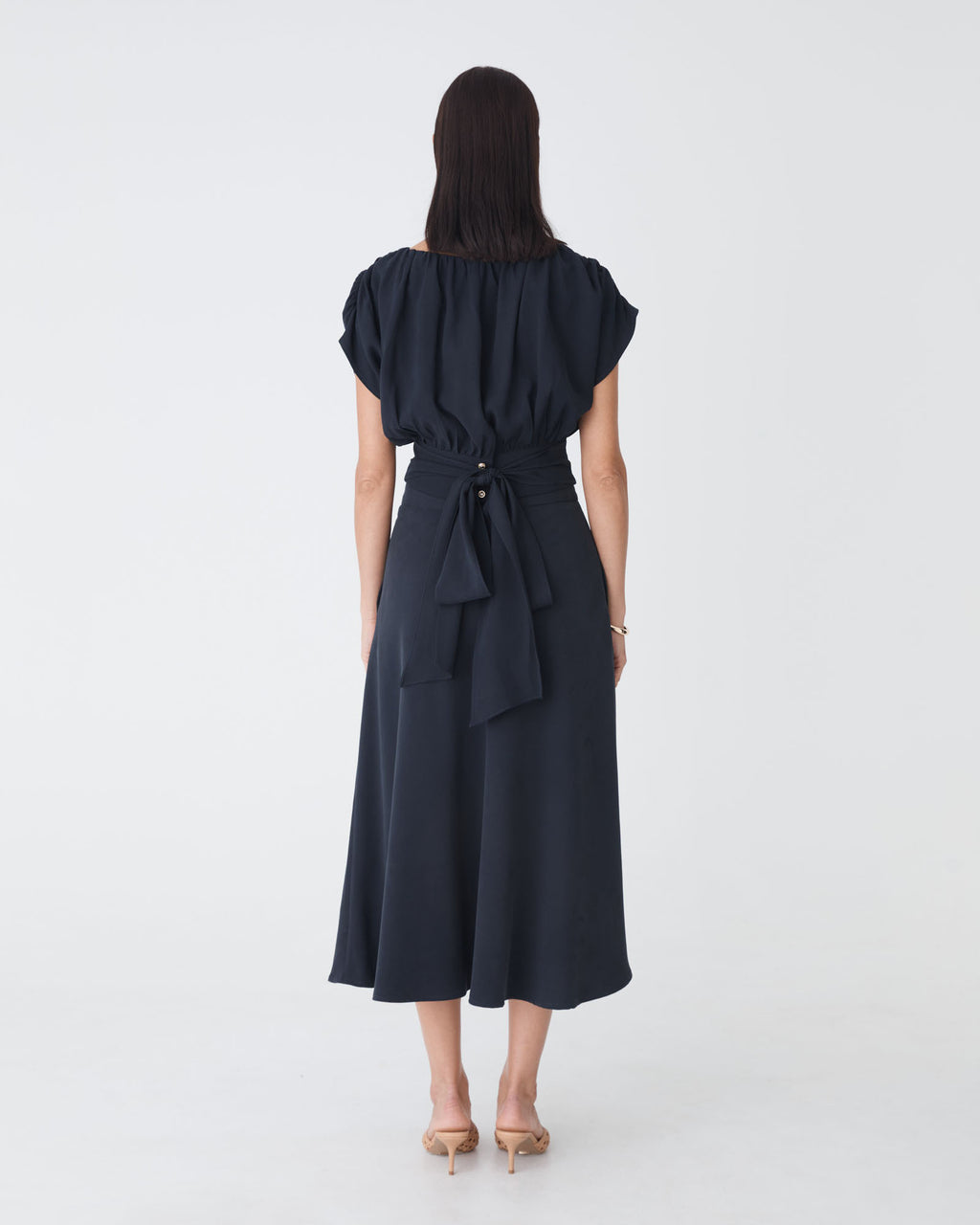 Goulbury A-Line Midi Skirt