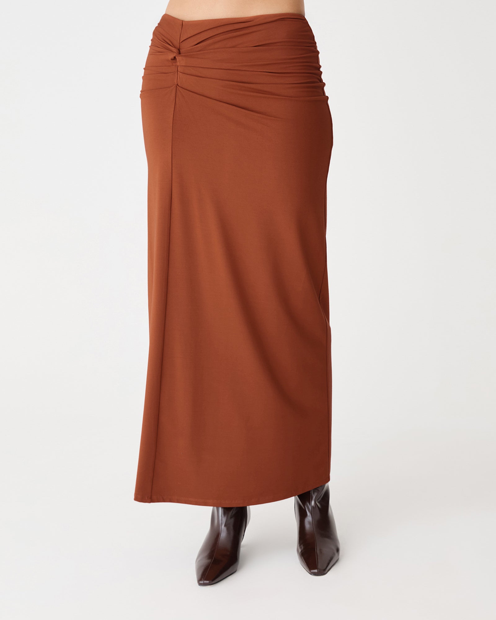 Dasha Ruched Bamboo Skirt